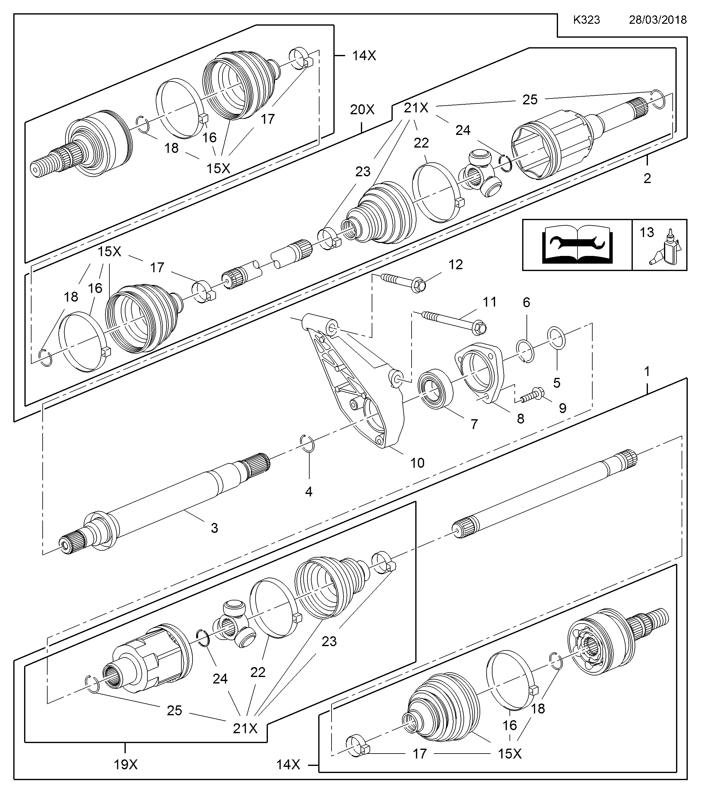 CITROËN 3748.80 - Təkər qovşağı, podşipnik dəsti furqanavto.az