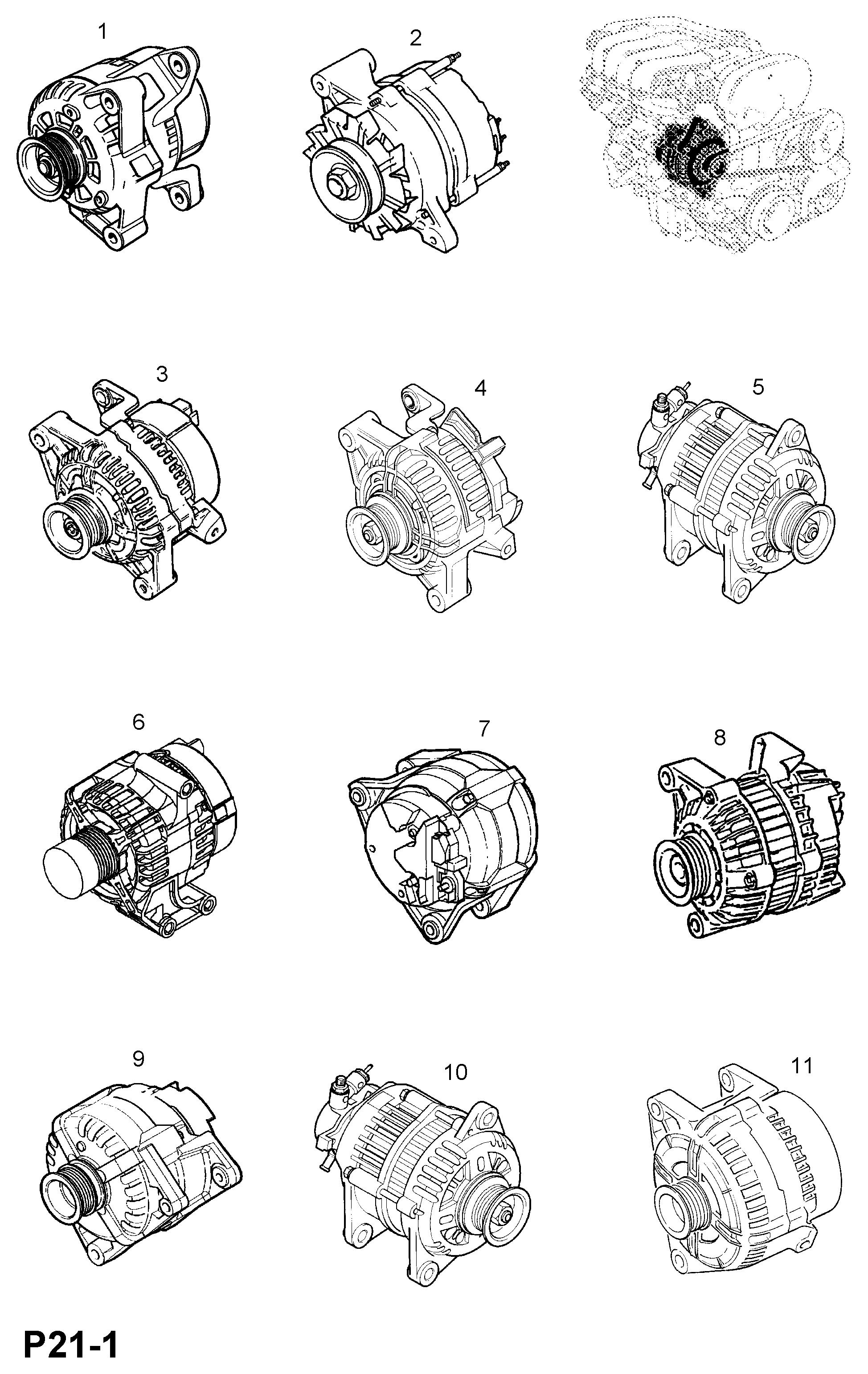 Opel 6204268 - Alternator furqanavto.az