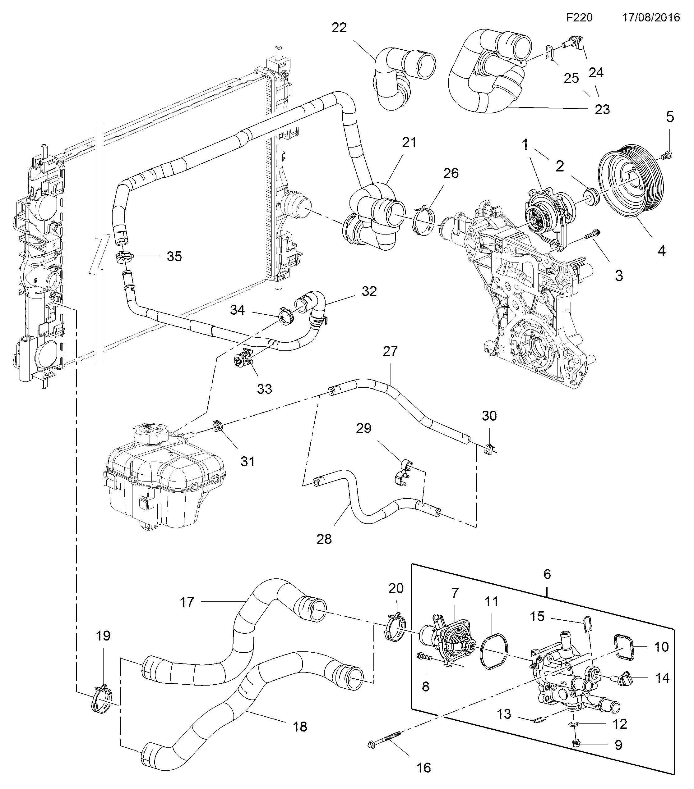 Chevrolet 1338372 - Termostat, soyuducu furqanavto.az