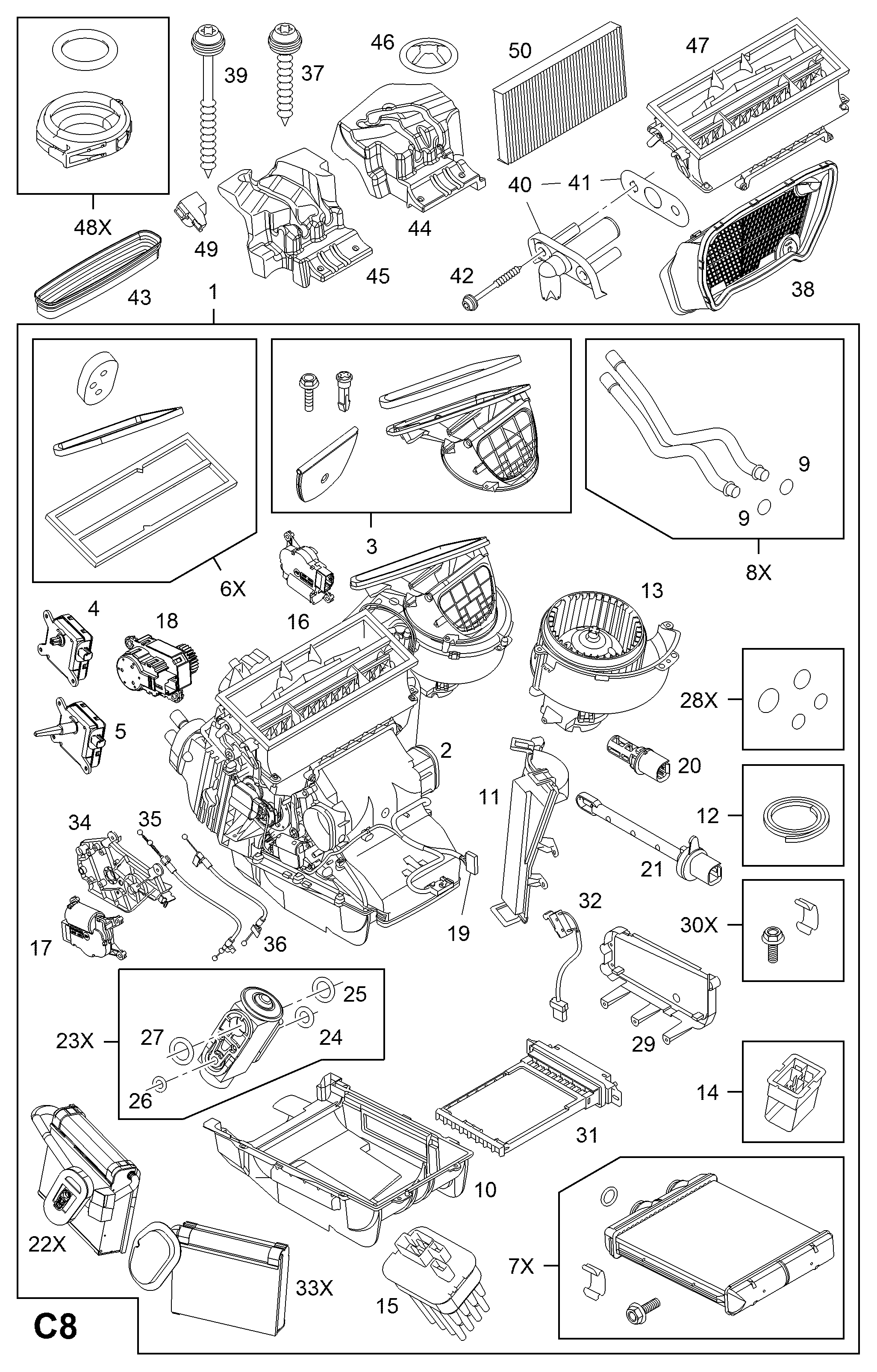 Vauxhall 1618376 - Genişləndirici klapan, kondisioner furqanavto.az