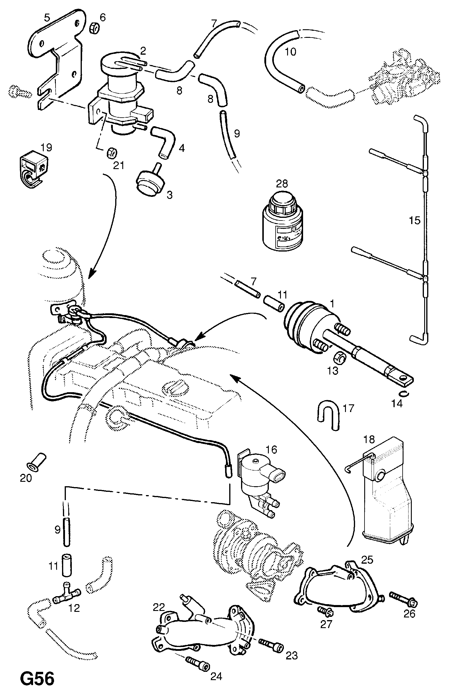 Vauxhall 58 51 030 - Təzyiq çeviricisi, tənzimləyici element (boğaz) furqanavto.az