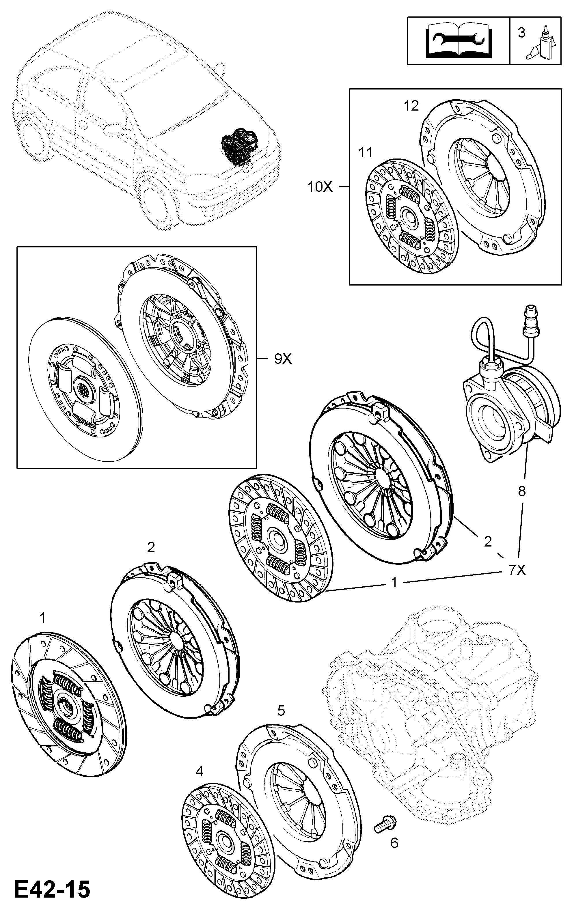 Vauxhall 6 66 031 - Debriyaj təzyiq lövhəsi furqanavto.az