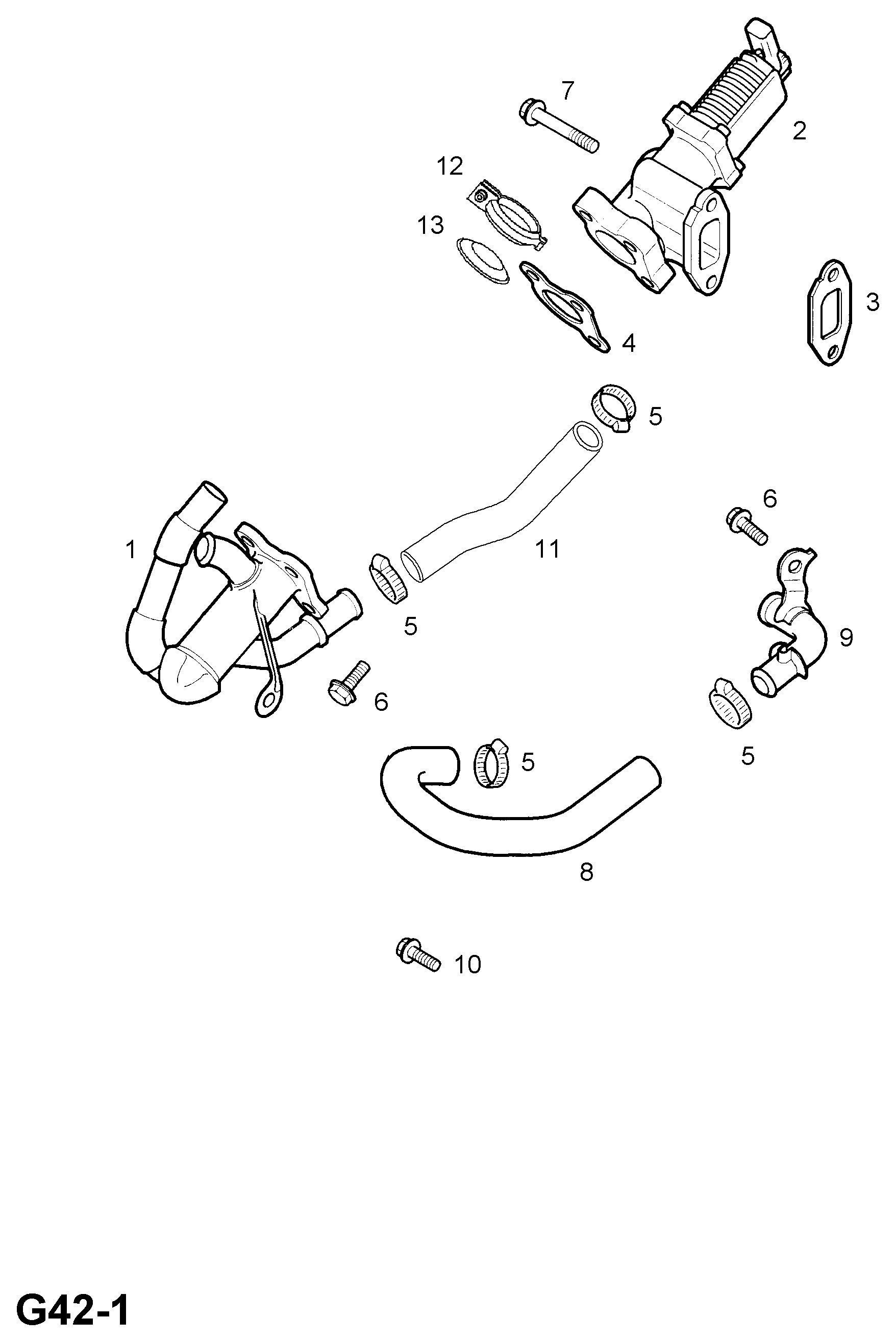 Vauxhall 851758 - VALVE, EXHAUST GAS RECIRCULATION, EXCHANGE (EXCEPT VAUXHALL) (CO furqanavto.az