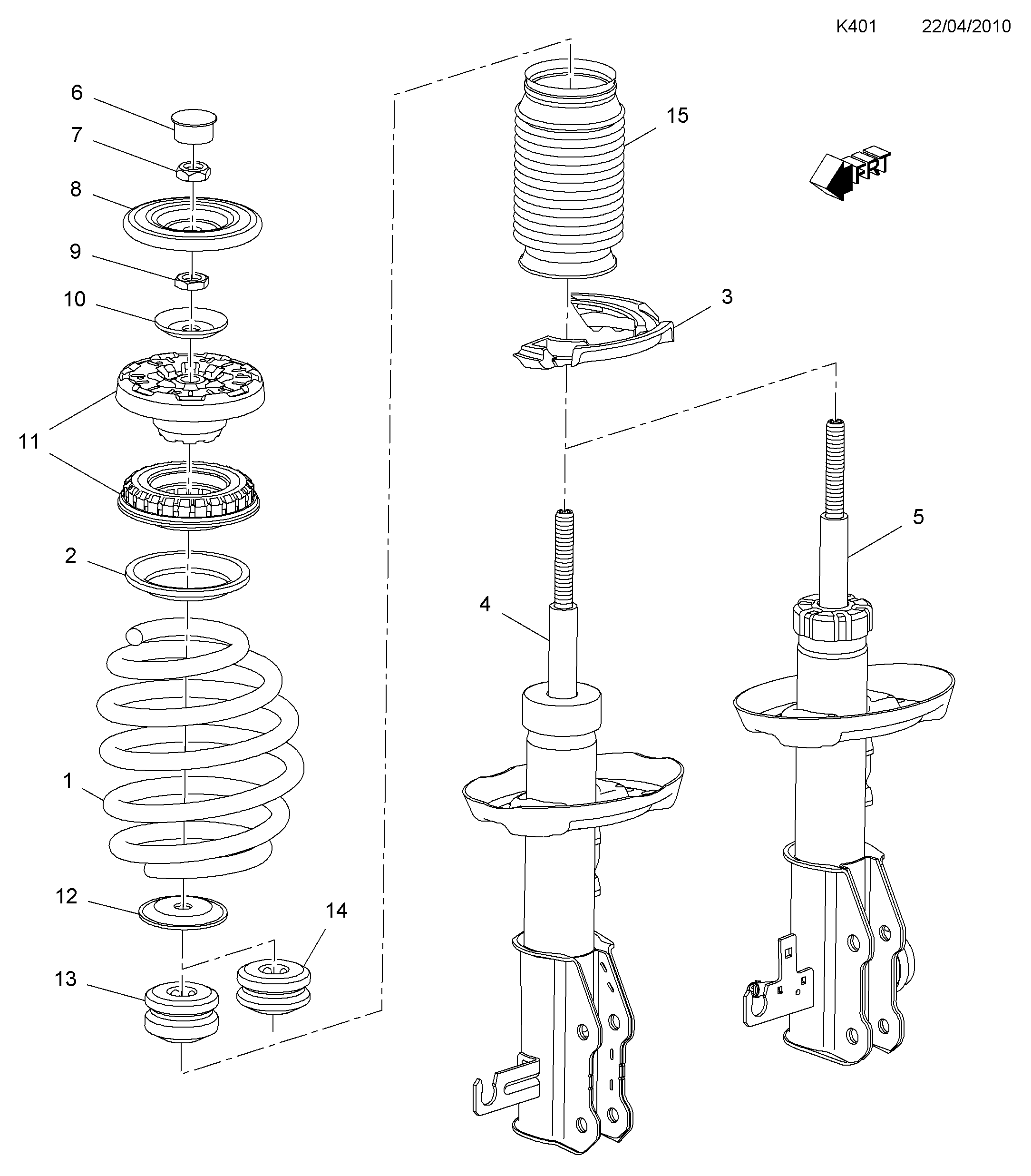 Opel 3 44 958 - Üst Strut Montajı furqanavto.az