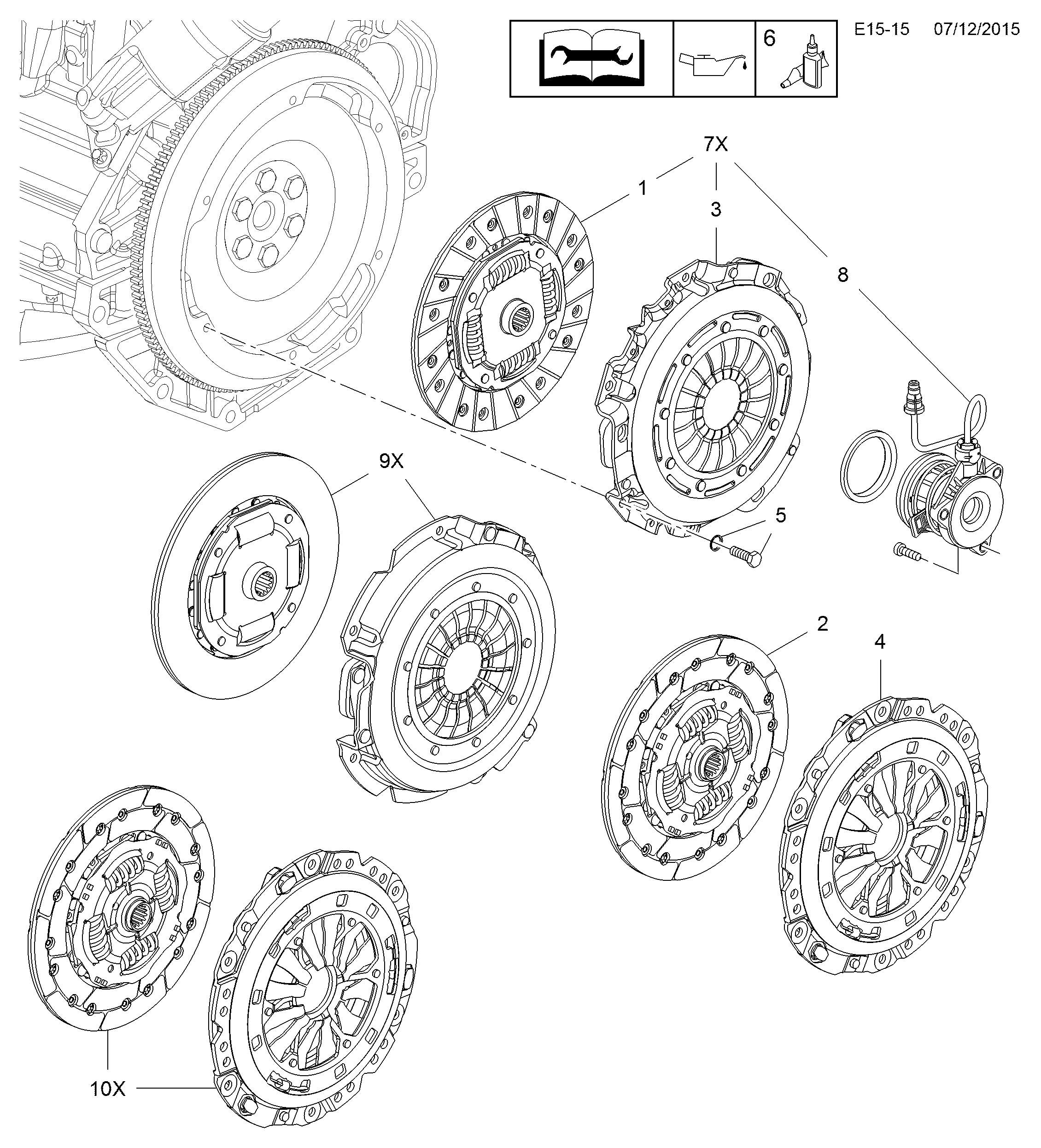 Vauxhall 16 06 592 - Debriyaj dəsti furqanavto.az