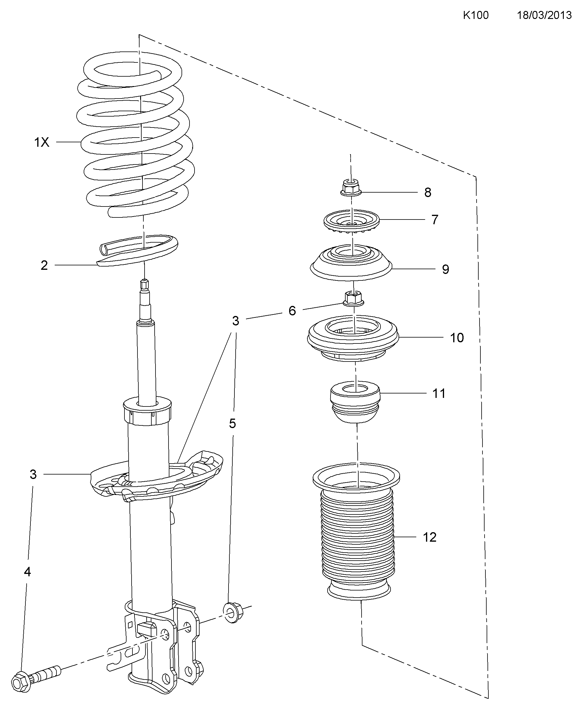 Opel 3 44 962 - Təmir dəsti, təkər asması furqanavto.az