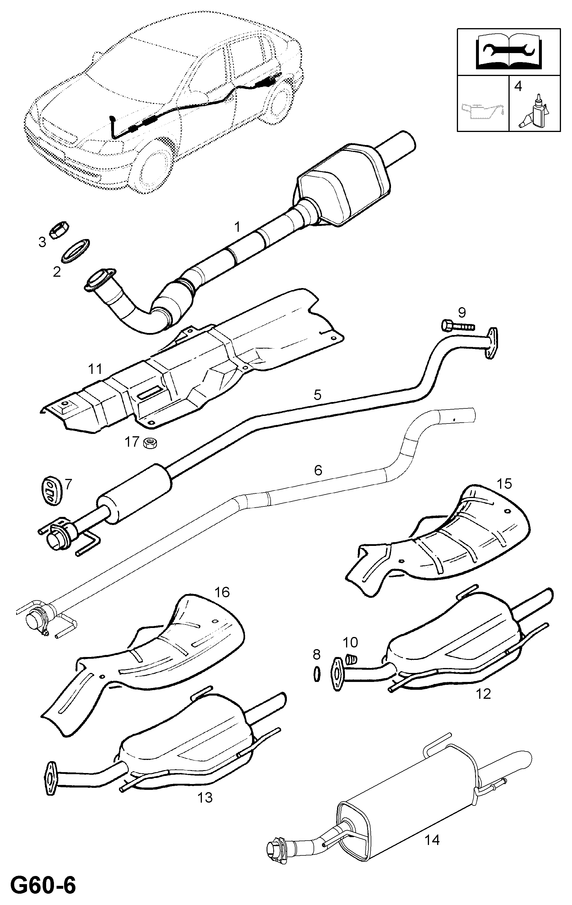 Opel 5854182 - Katalitik çevirici furqanavto.az