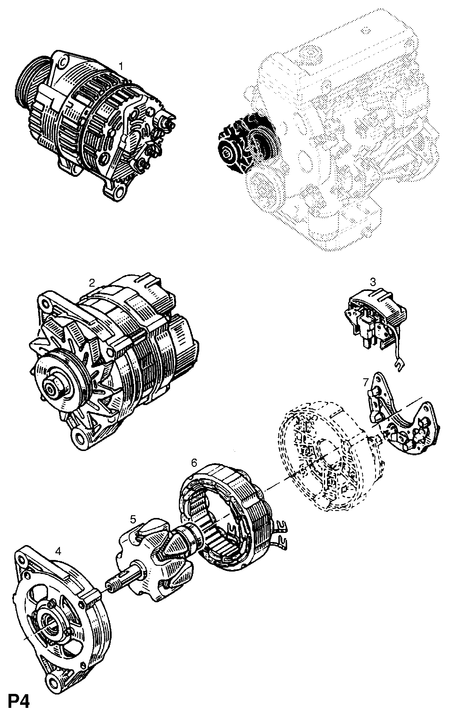 Vauxhall 4403369 - Alternator furqanavto.az