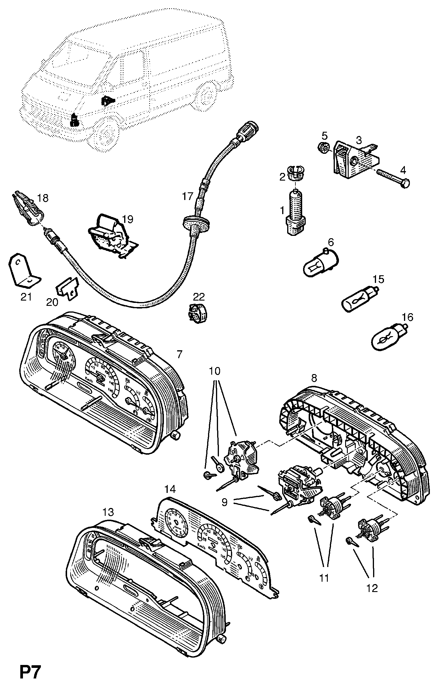 Vauxhall 44 05 731 - Əyləc işığı açarı furqanavto.az