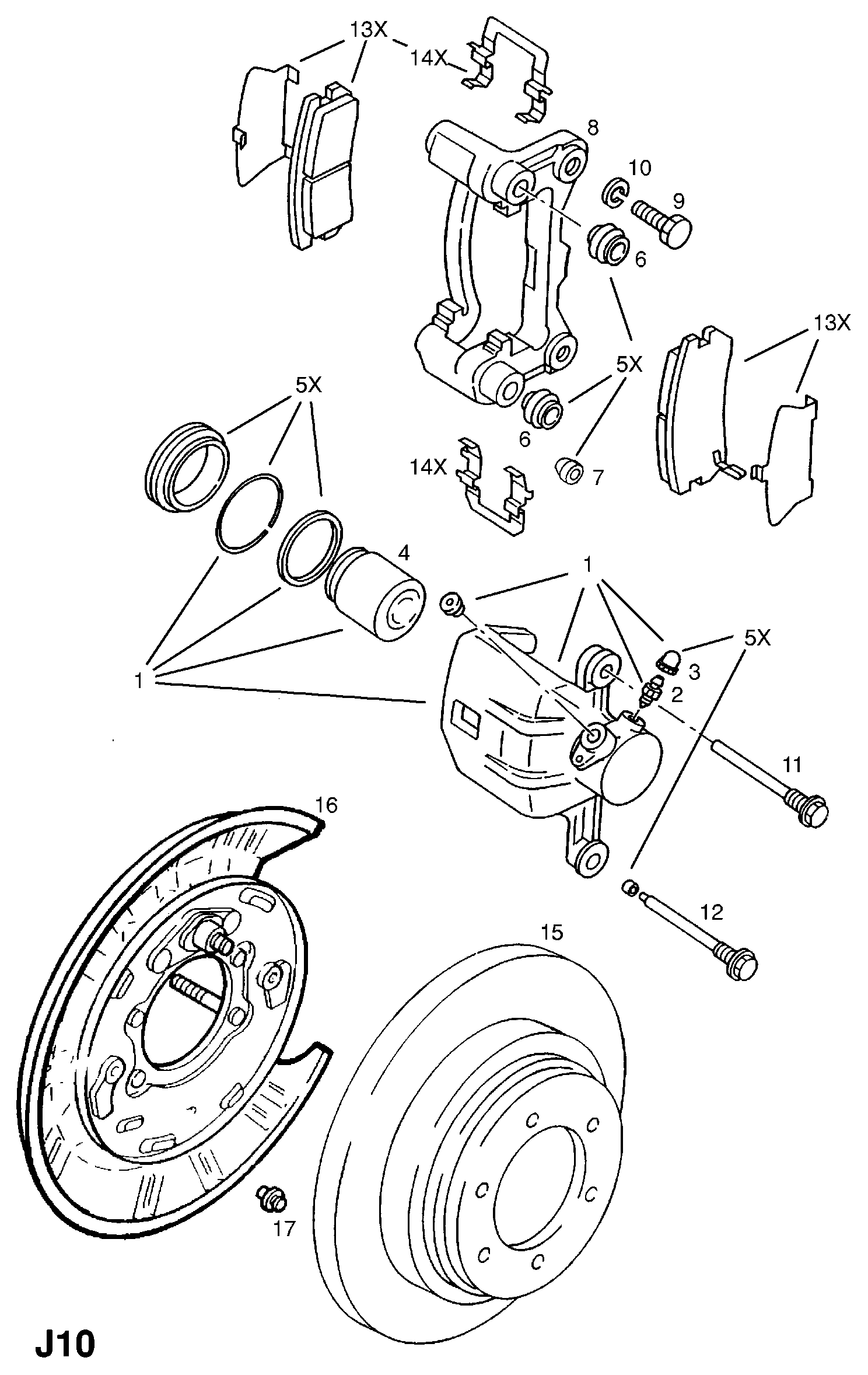 Opel 1605850 - Təmir dəsti, əyləc kaliperi furqanavto.az