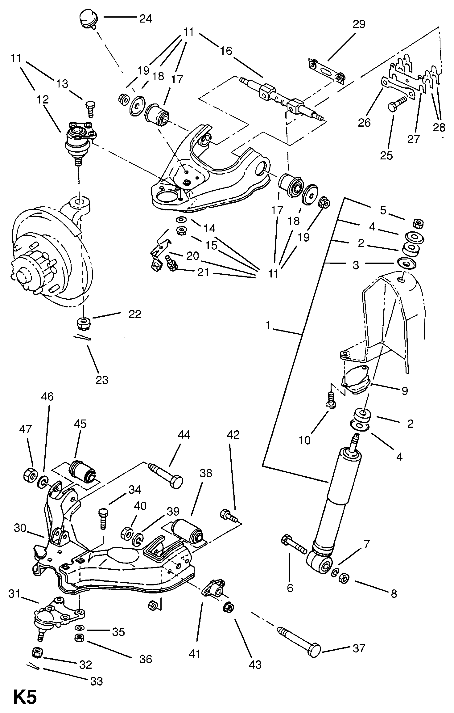 Opel 3 10 400 - Nəzarət Kolu / Arxa Qol furqanavto.az