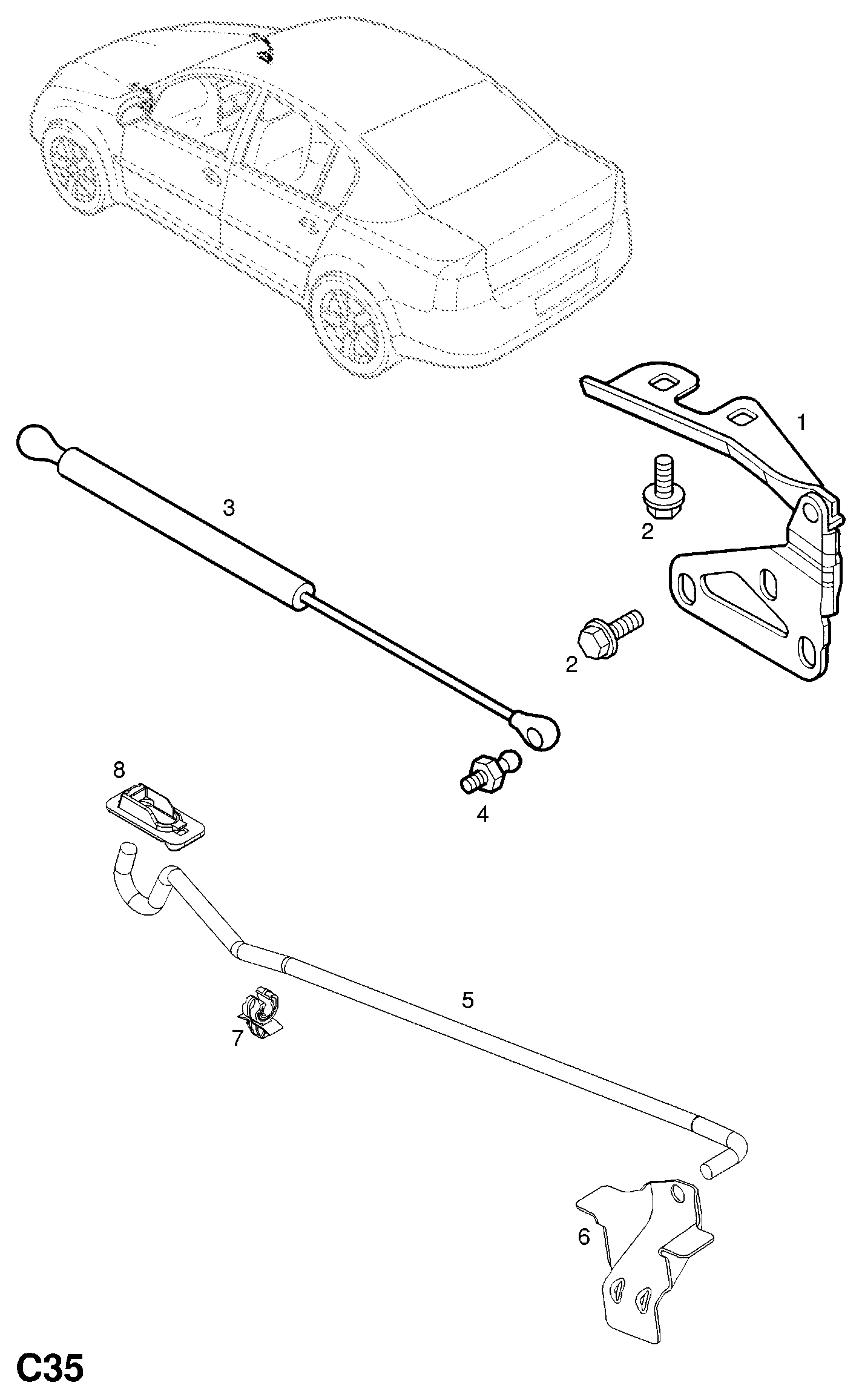 Vauxhall 1178224 - Qaz bulaq, kapot furqanavto.az