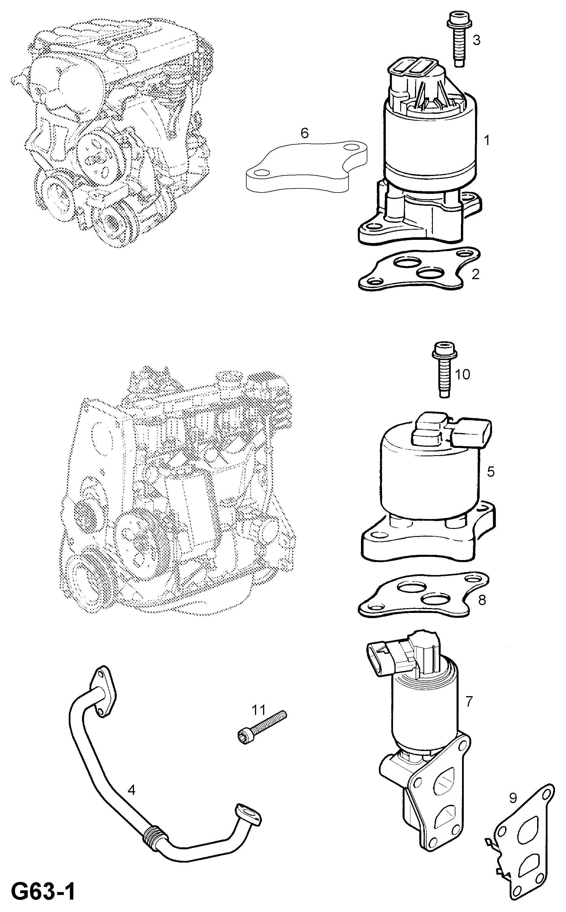 Opel 58 51 024 - EGR Valf furqanavto.az