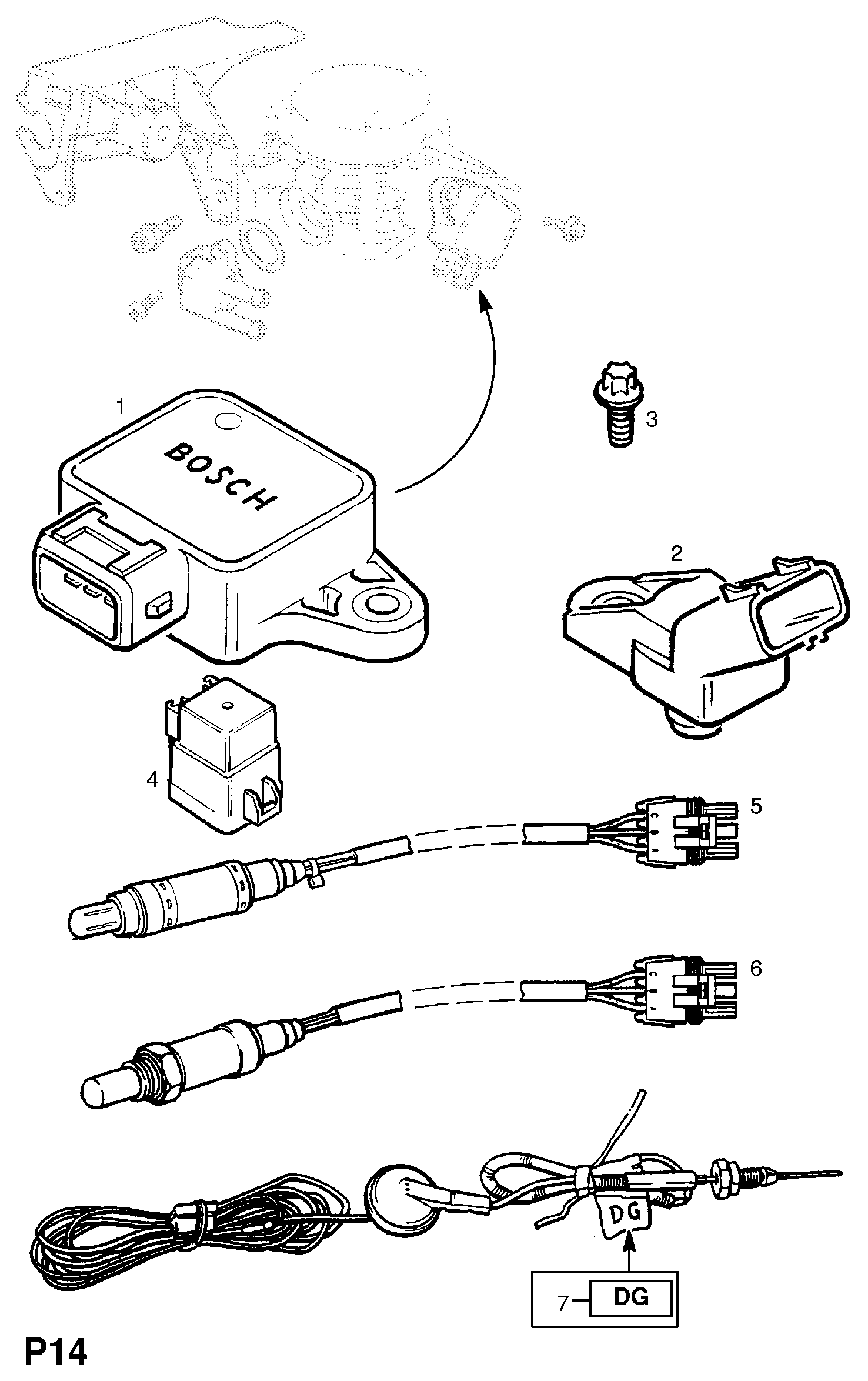 Vauxhall 62 38 412 - Sensor, təzyiqi artırın furqanavto.az