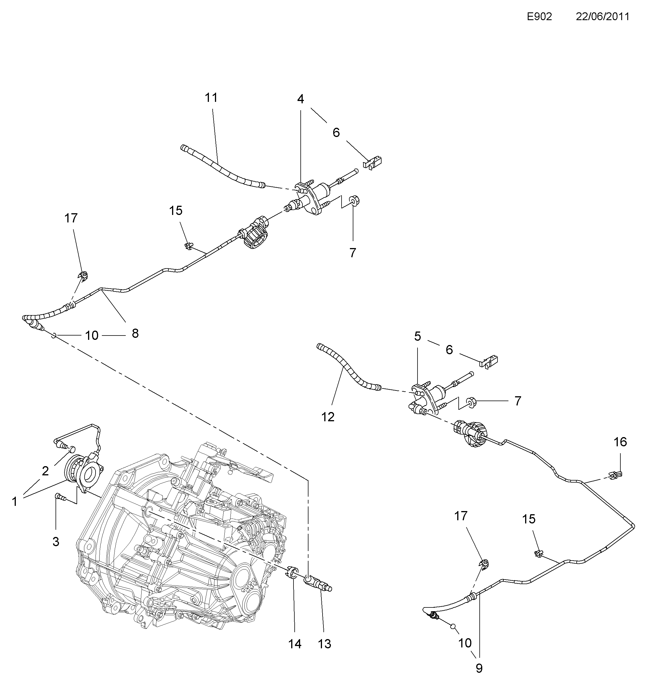 SAAB 6 79 078 - Mərkəzi Qullu Silindr, mufta furqanavto.az