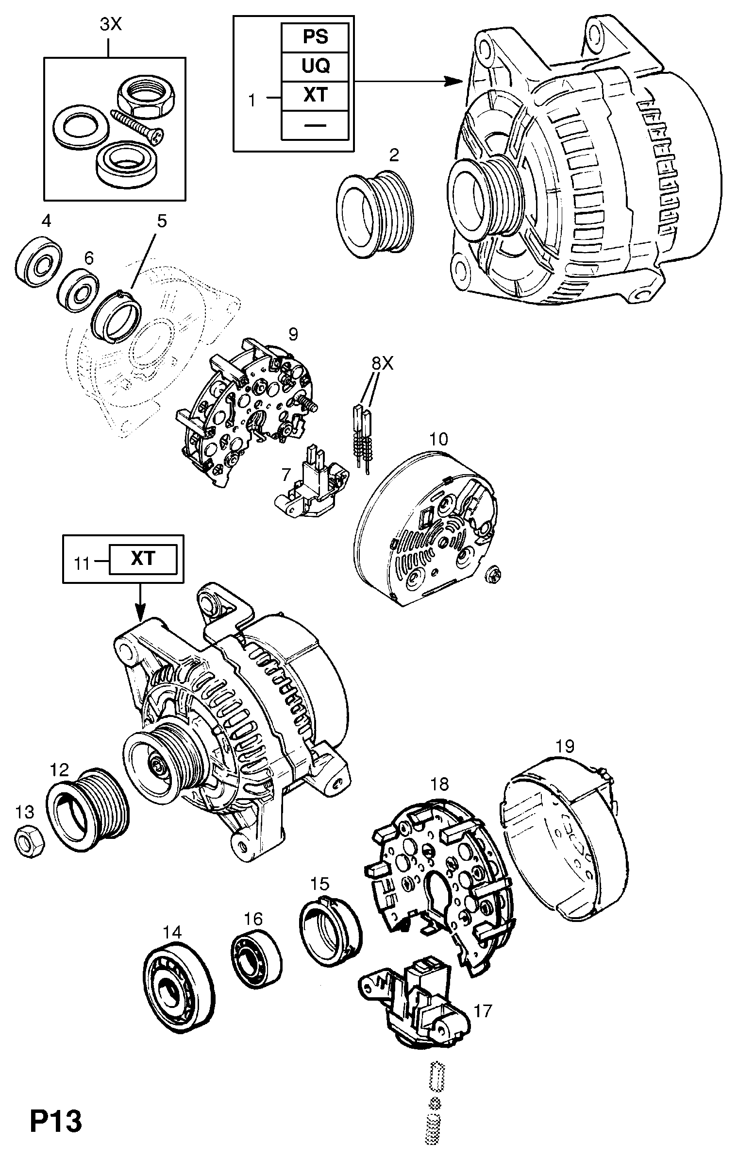 Vauxhall 12 04 146 - Alternator furqanavto.az