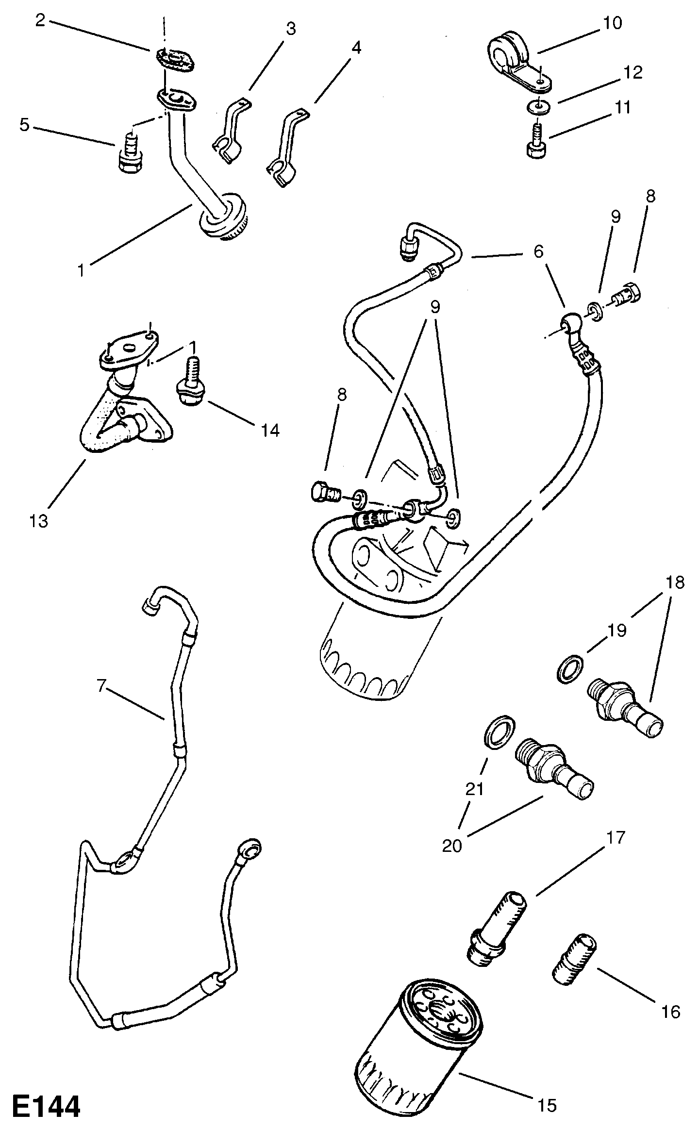 Opel 650372 - Yağ filtri furqanavto.az