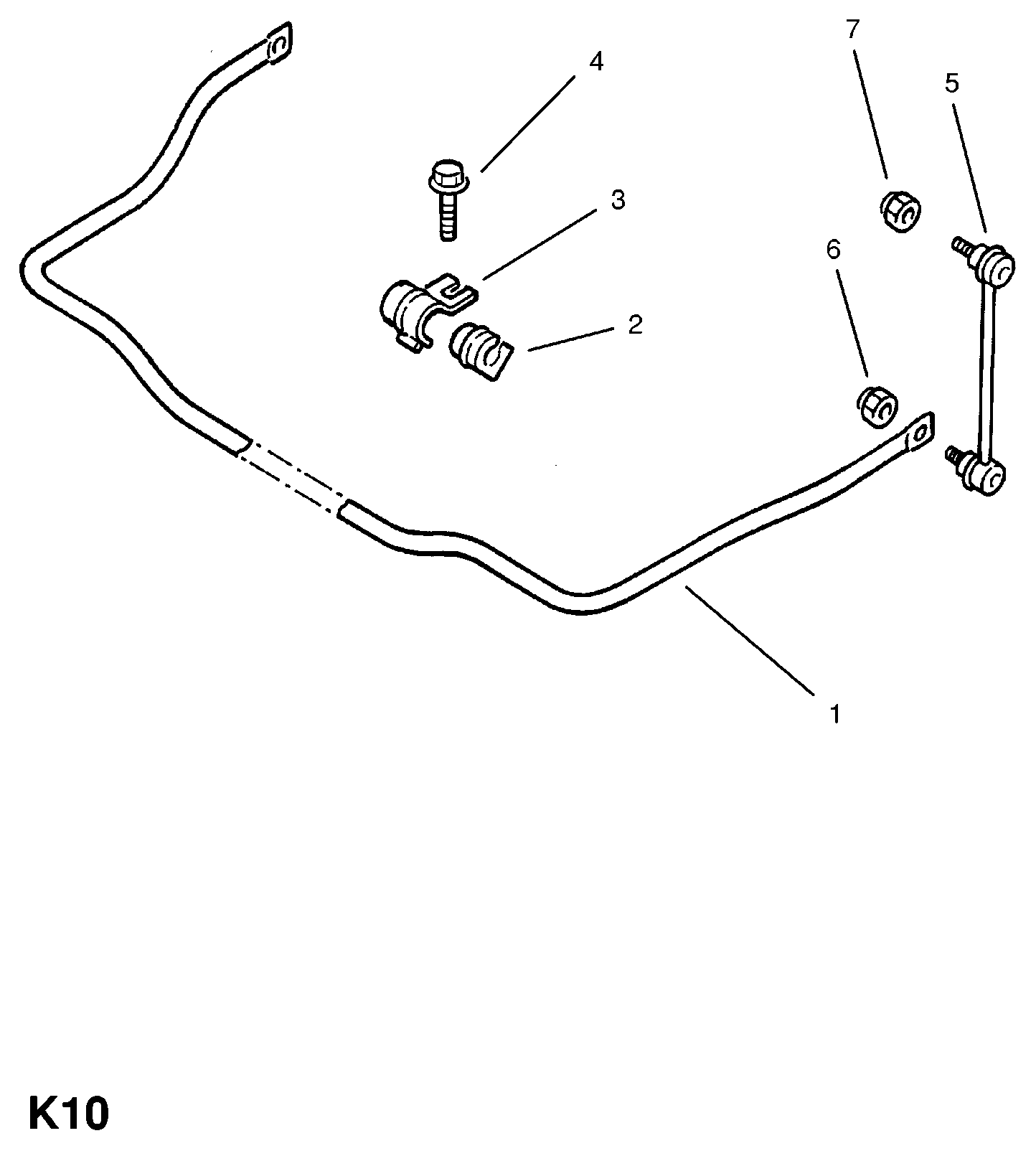 Opel 3 50 605 - Çubuq / Strut, stabilizator furqanavto.az