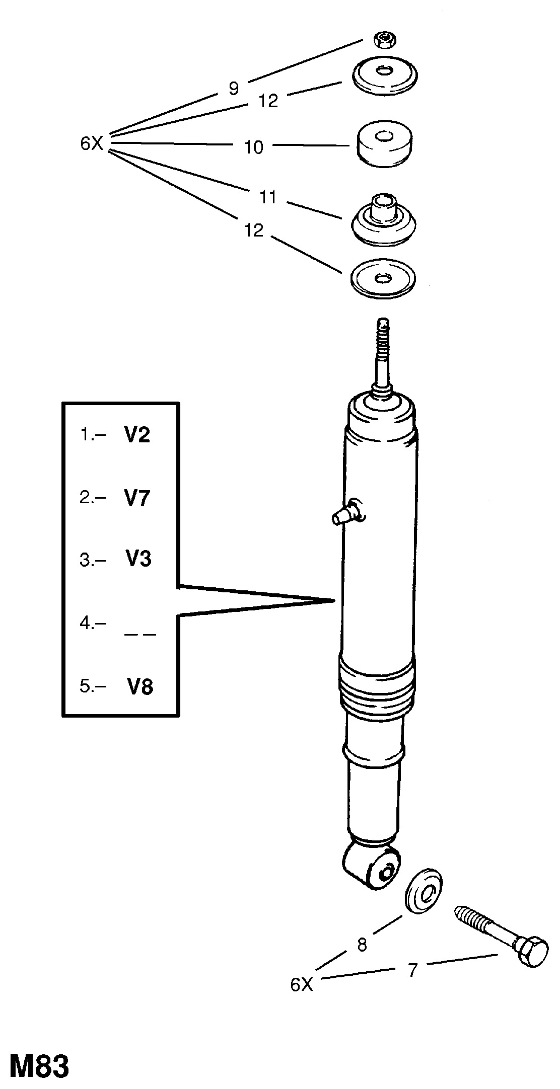 Opel 4 36 938 - Rezin tampon, asma furqanavto.az