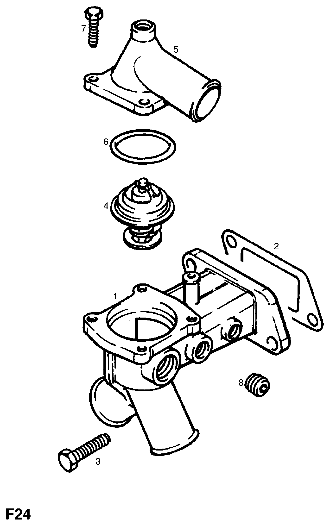 Opel 13 38 038 - Termostat, soyuducu furqanavto.az