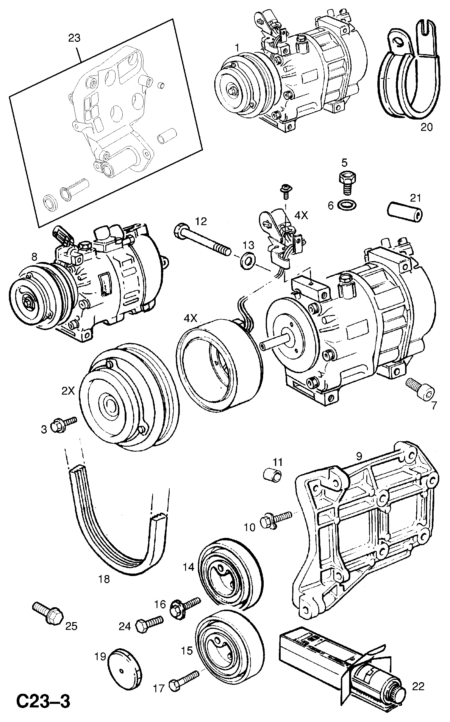 Opel 1854722 - V-yivli kəmər furqanavto.az