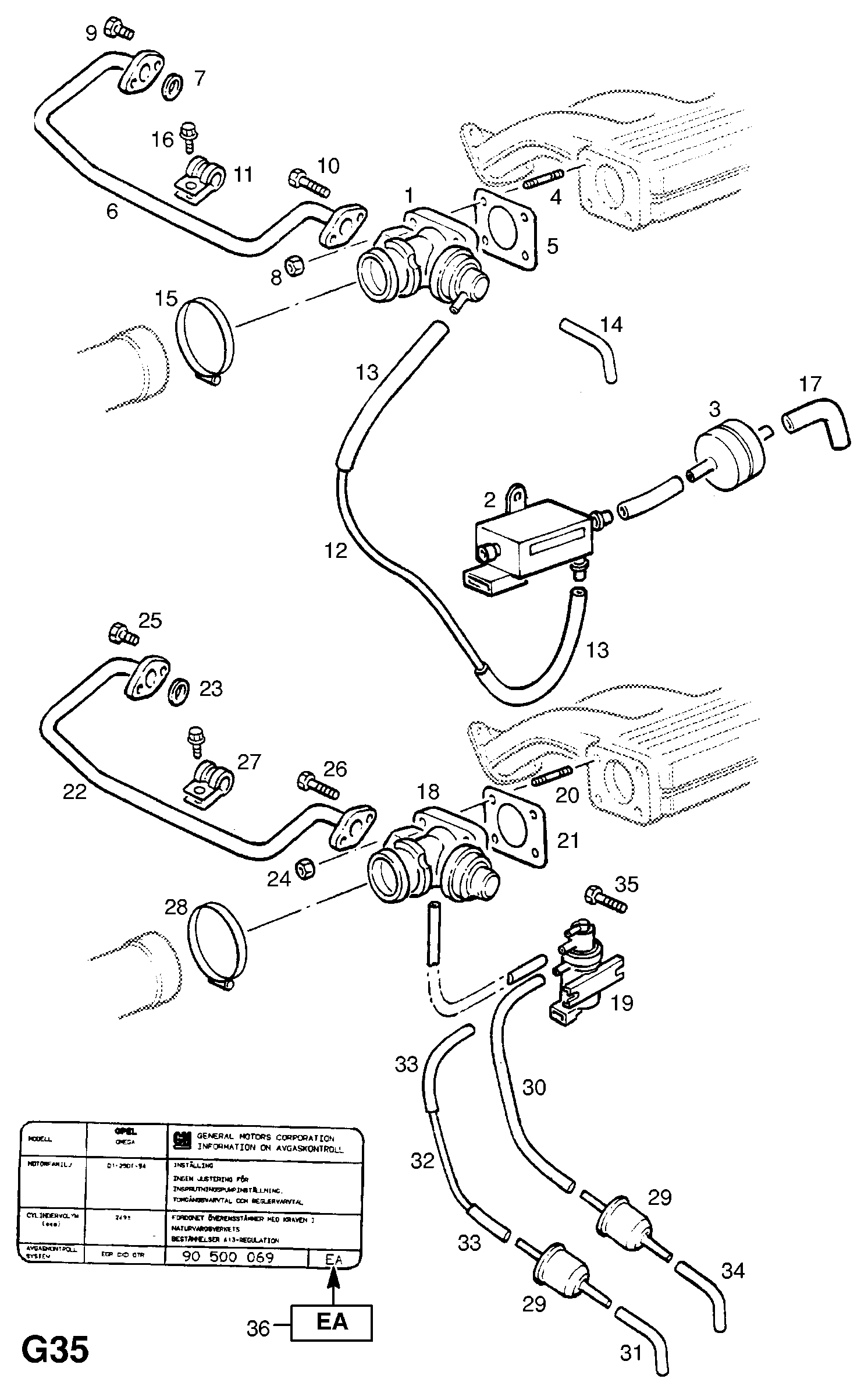 Vauxhall 58 51 014 - EGR Valf furqanavto.az