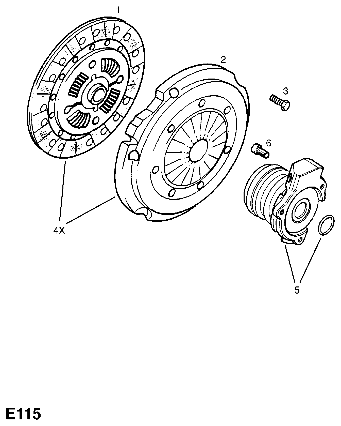 Opel 6 64 101 - Debriyaj diski furqanavto.az