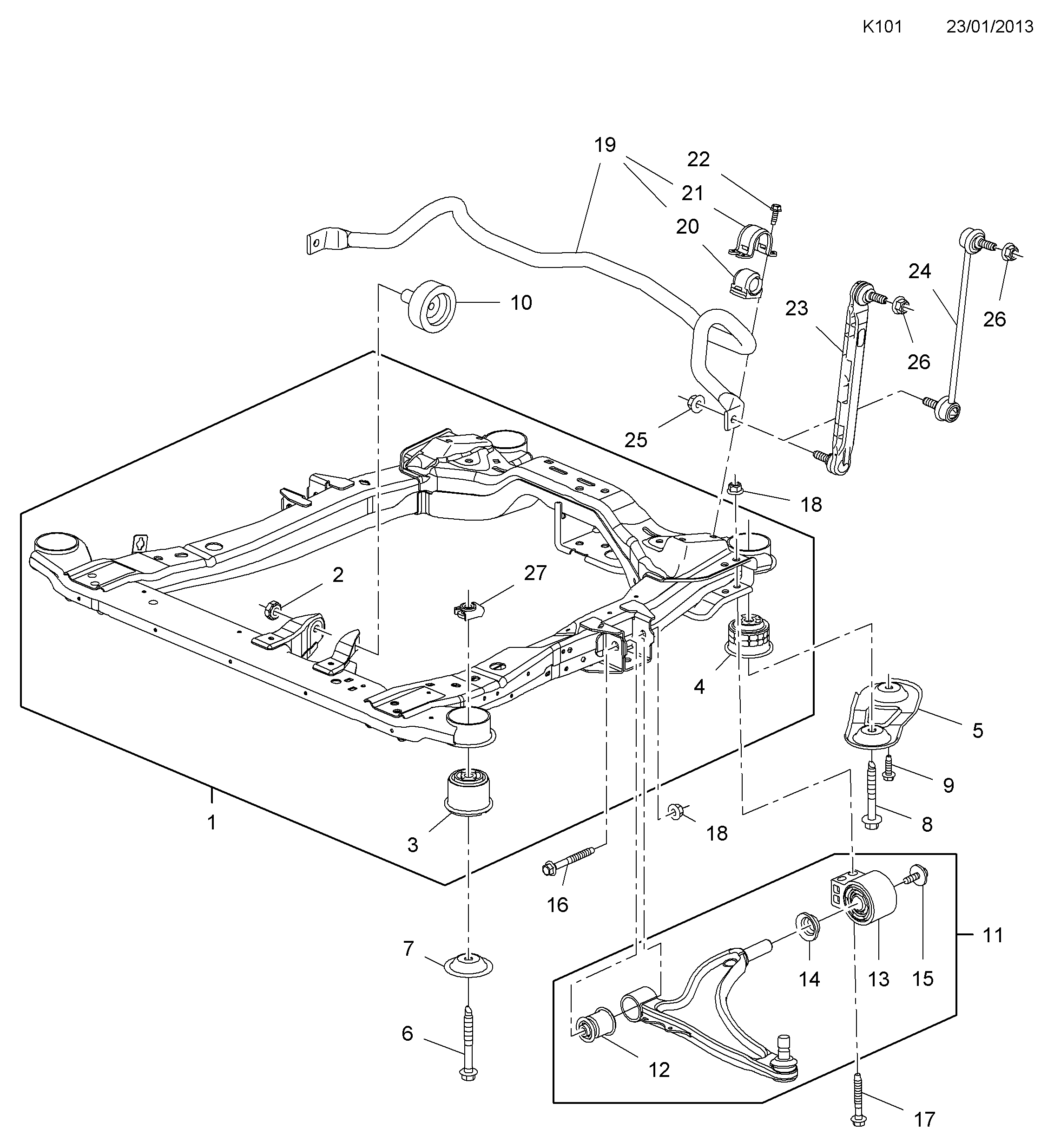 Chevrolet 3 52 519 - REZİN RAZVAL ÖN furqanavto.az