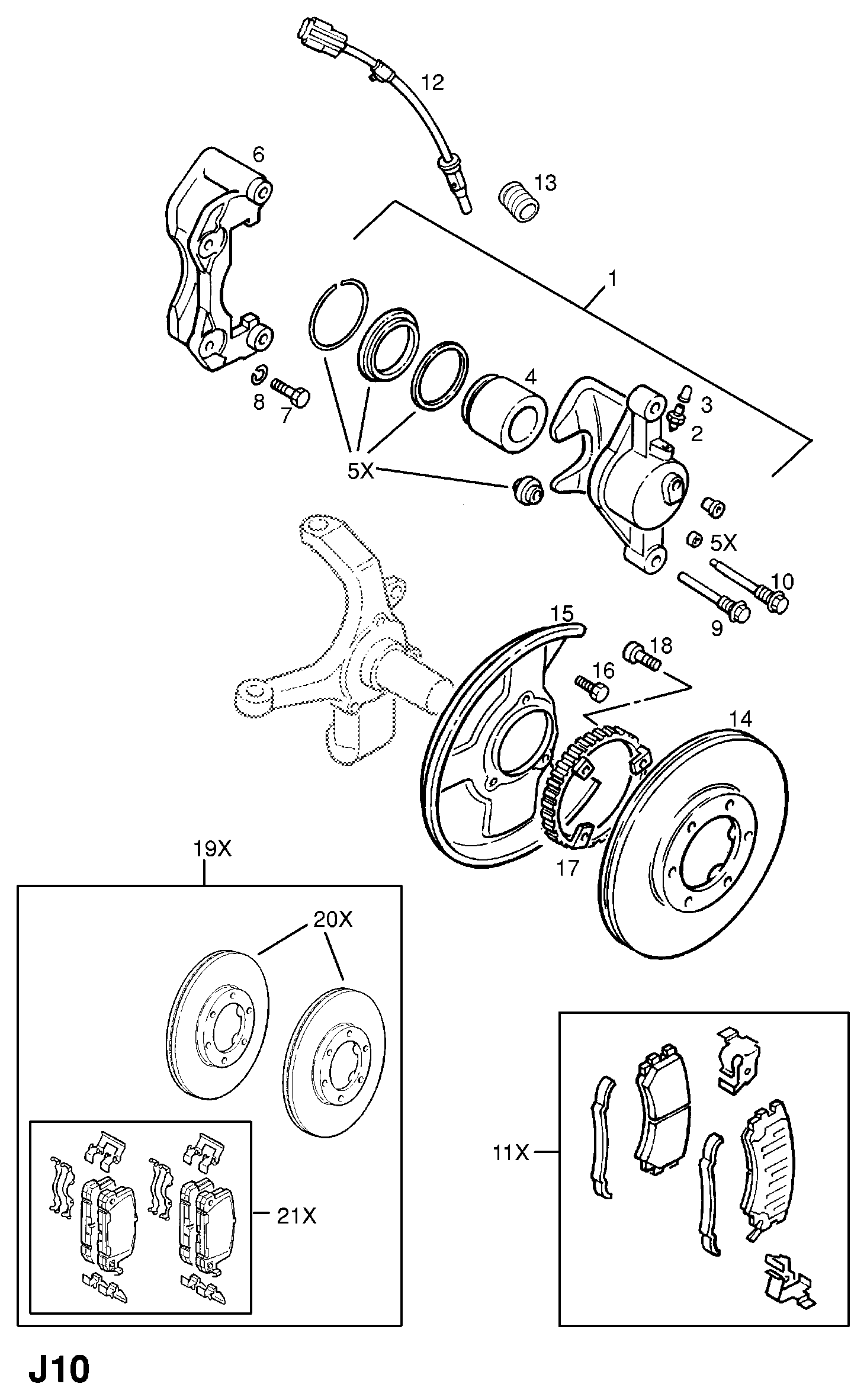 RELIANCE 1605017 - KIT, BRAKE PADS, FRONT (NLS.- USE 93169002  16 05 619) furqanavto.az