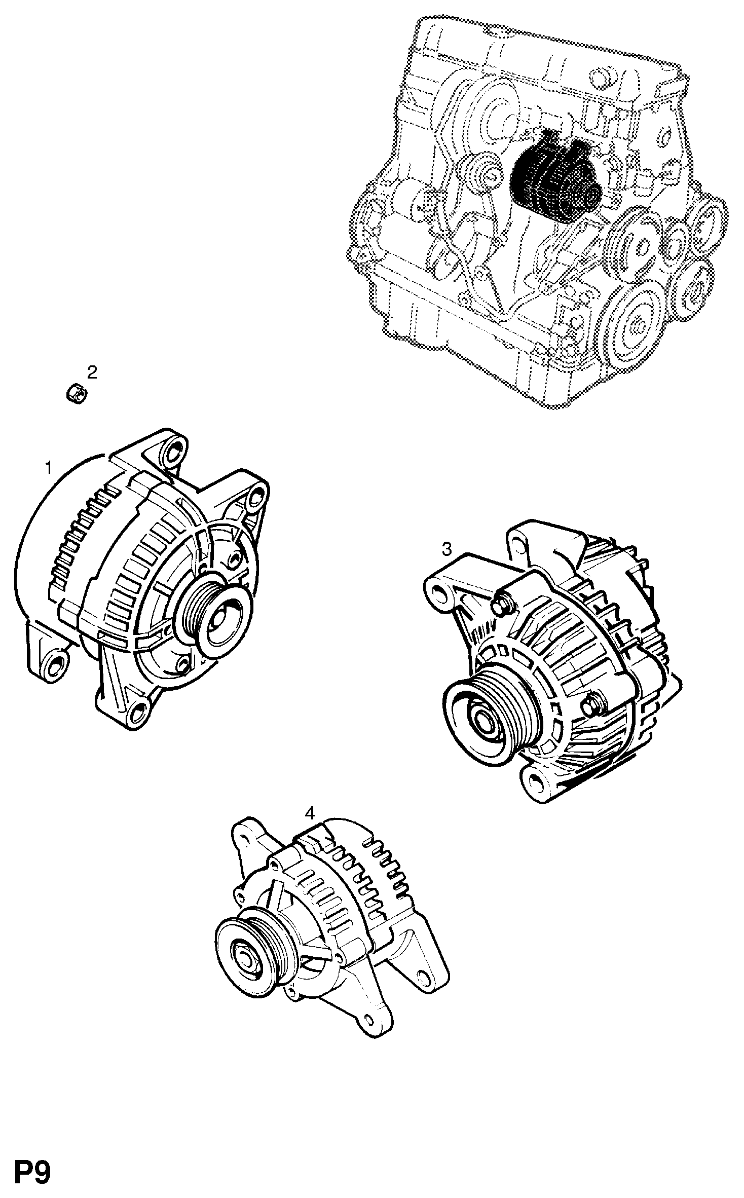 Opel 62 04 024 - Alternator furqanavto.az