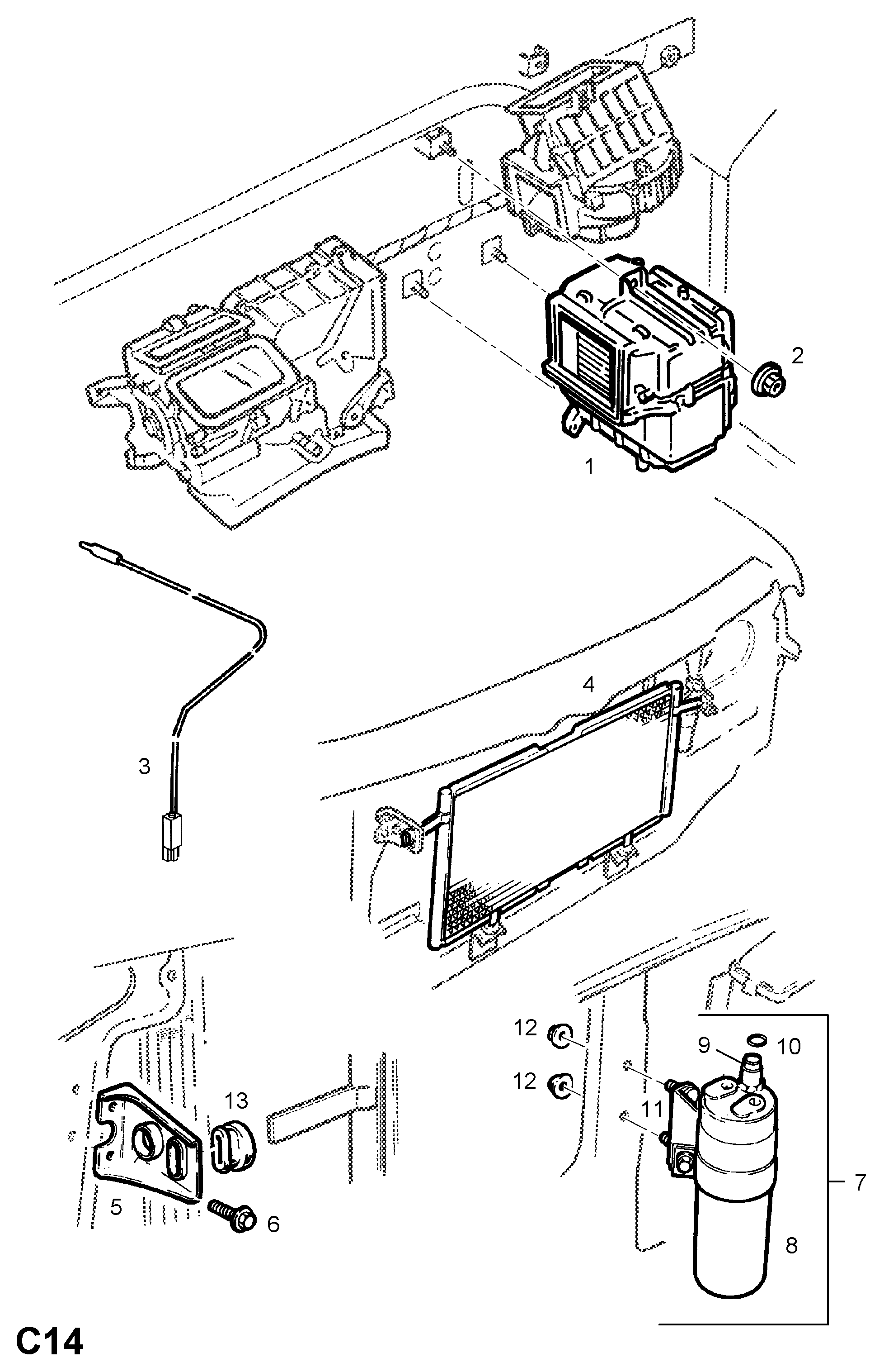 Vauxhall 1 848 006 - Quruducu, kondisioner furqanavto.az