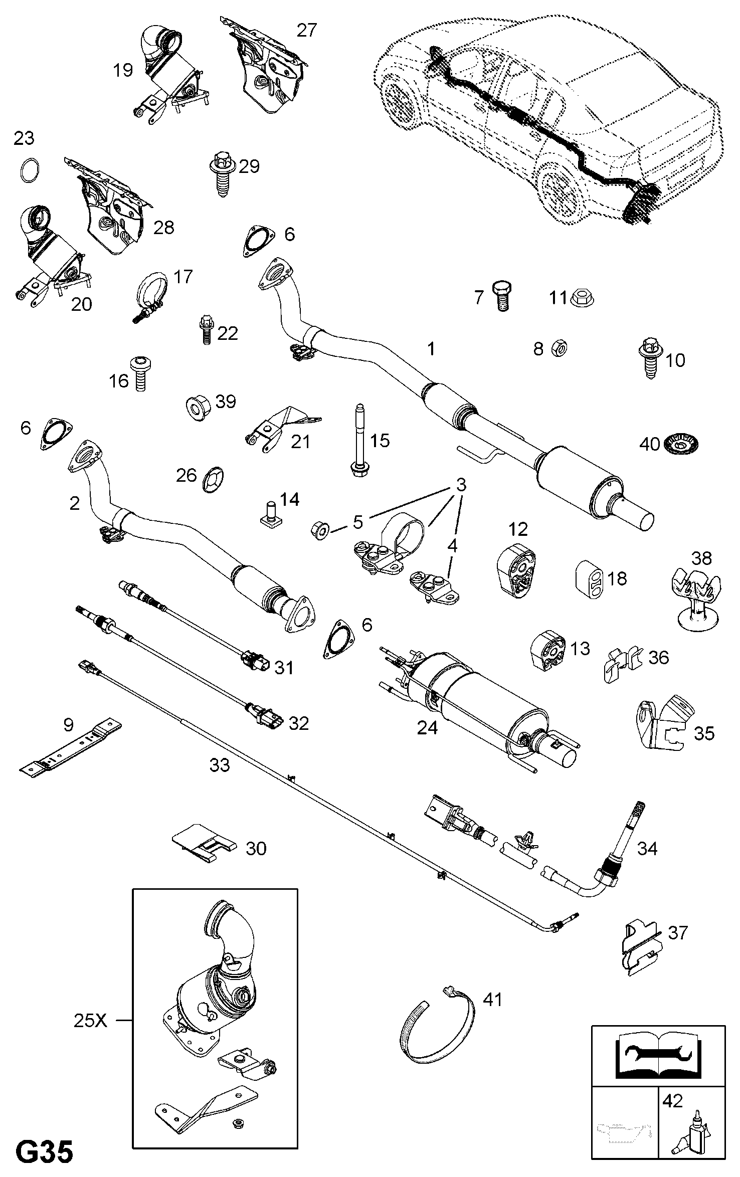 Opel 5850122 - Tüs / Hissəcik filtri, egzoz sistemi furqanavto.az