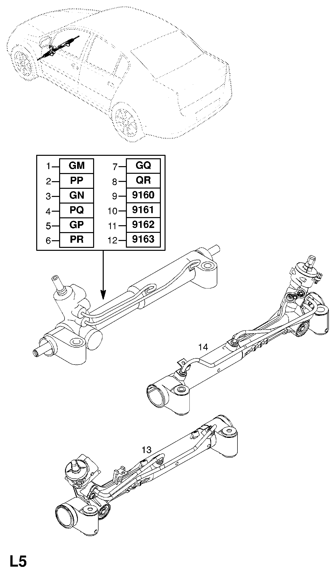 Opel 5900223 - Sükan qurğusu furqanavto.az