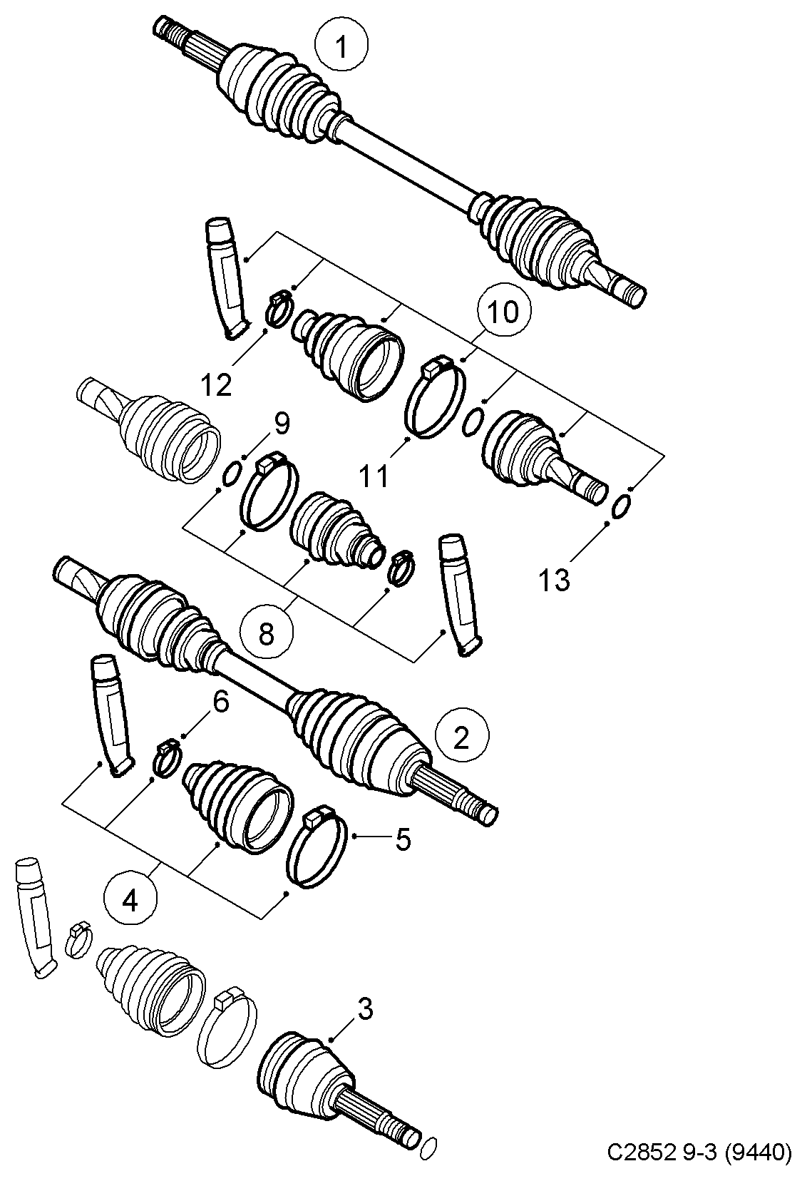 Vauxhall 93173675 - Körük, sürücü val furqanavto.az