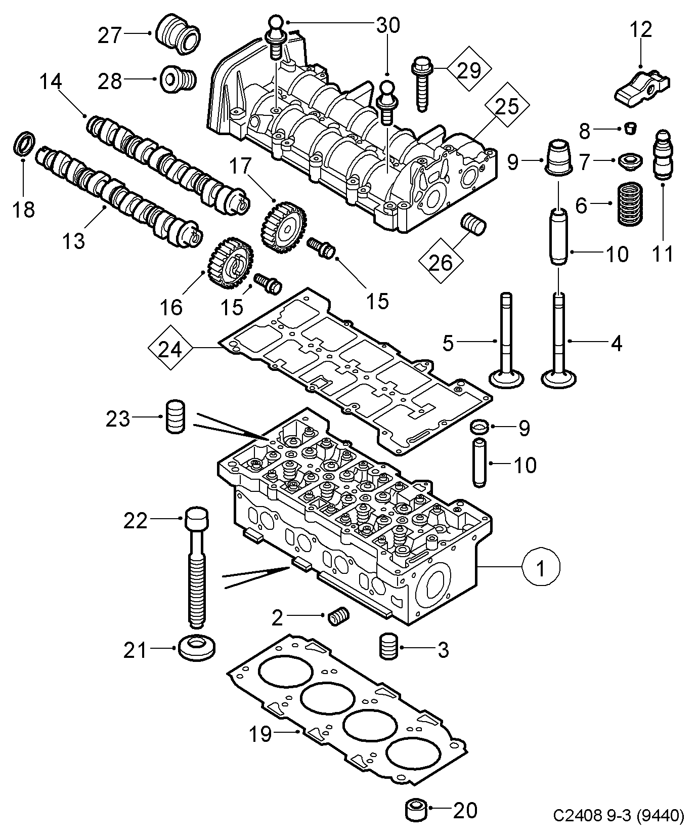 SAAB 93 177 316 - Tappet / Rokçu furqanavto.az