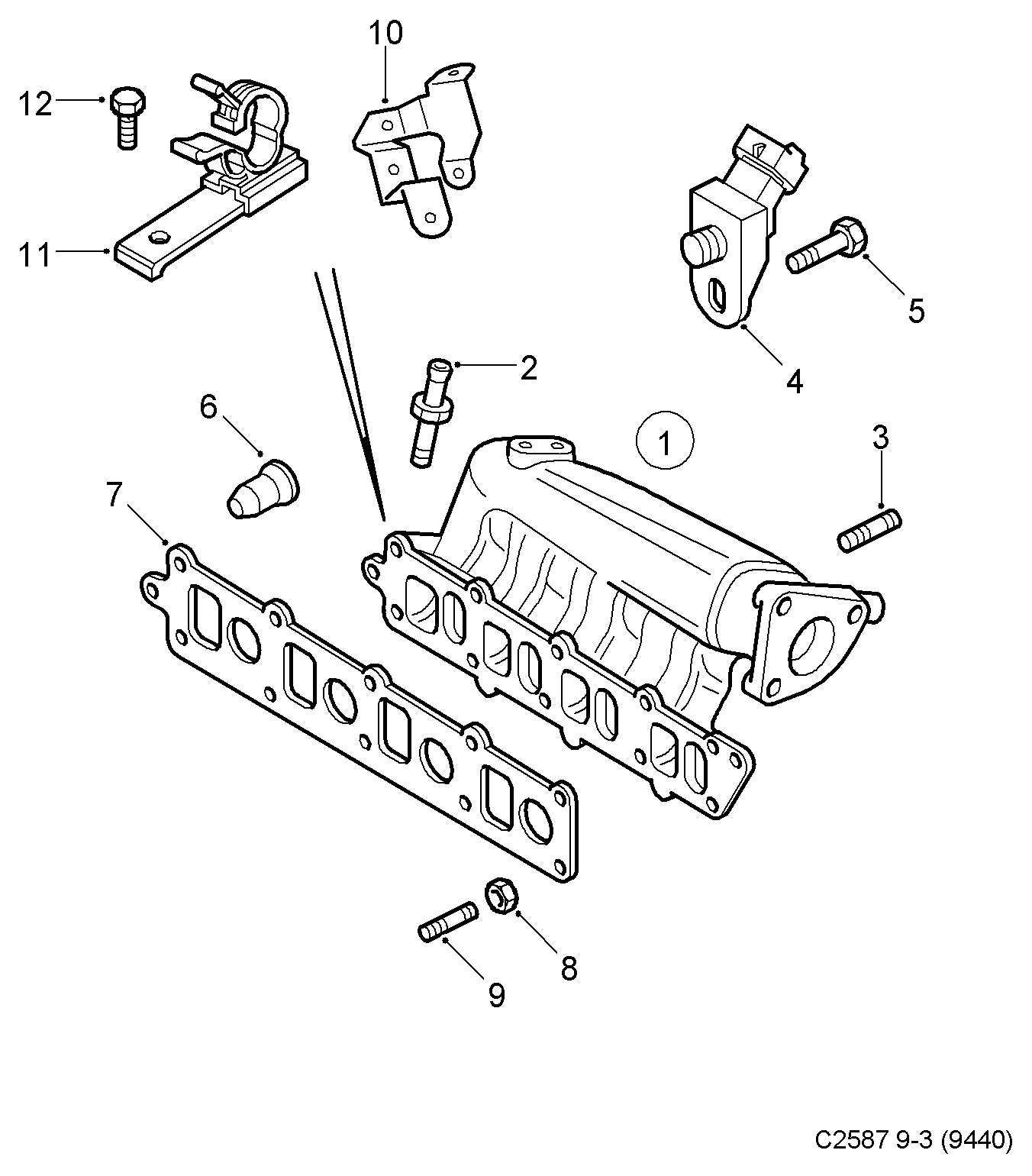 SAAB 93 171 176 - Sensor, təzyiqi artırın furqanavto.az