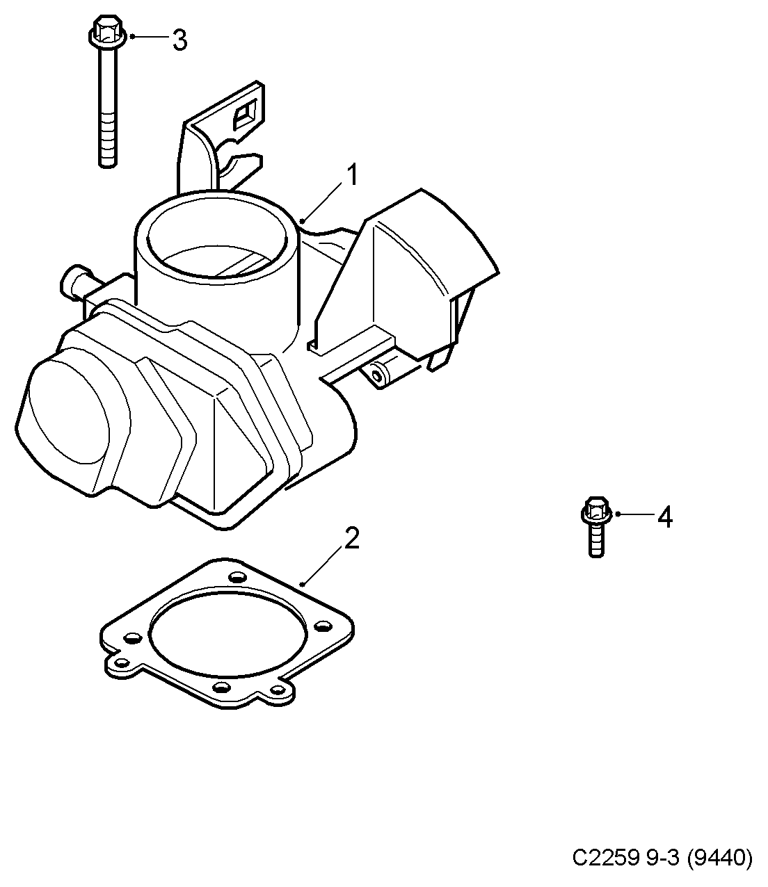 Opel 9196357 - Trottle gövdəsi furqanavto.az