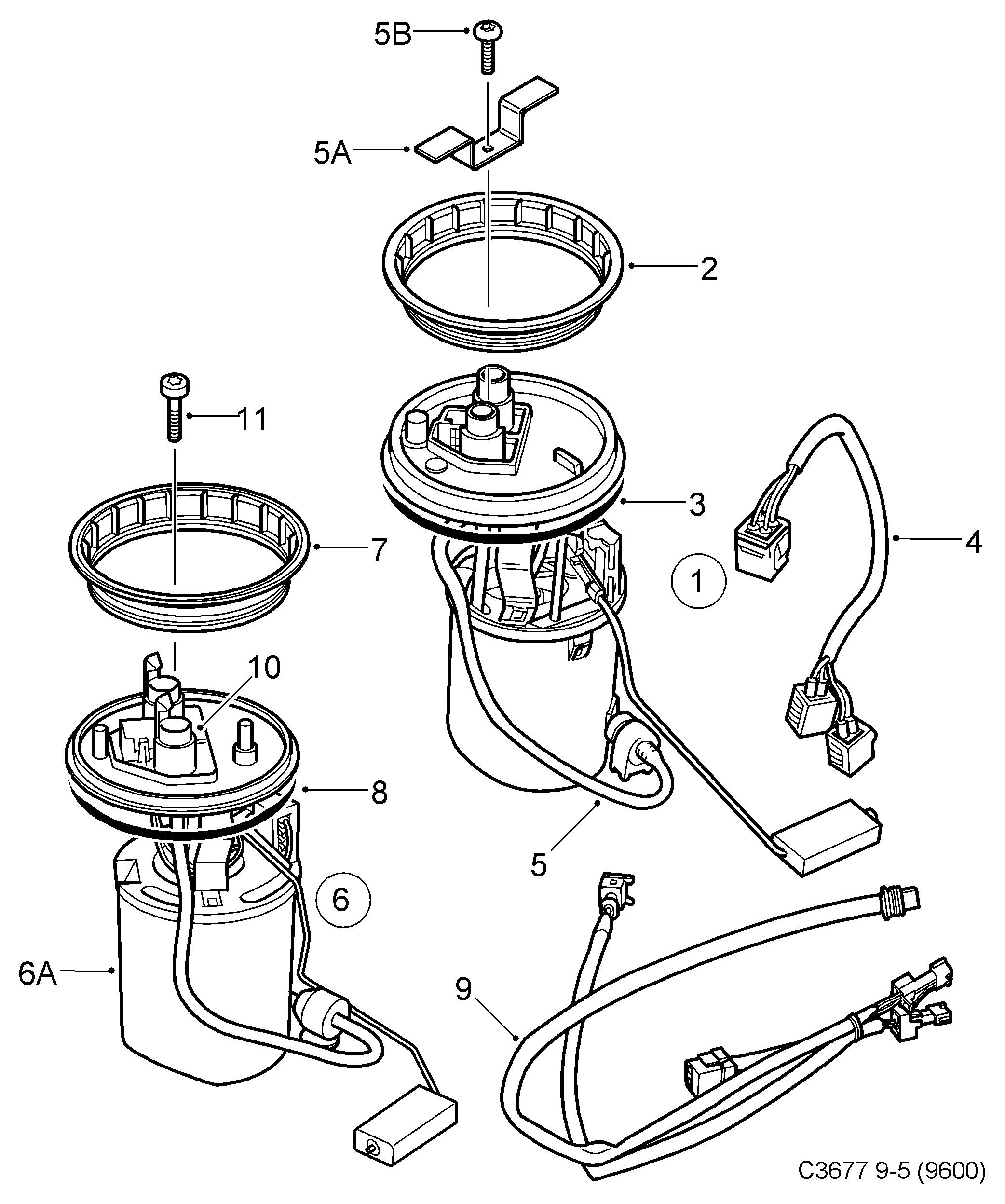 SAAB 30587077 - Fuel pump furqanavto.az