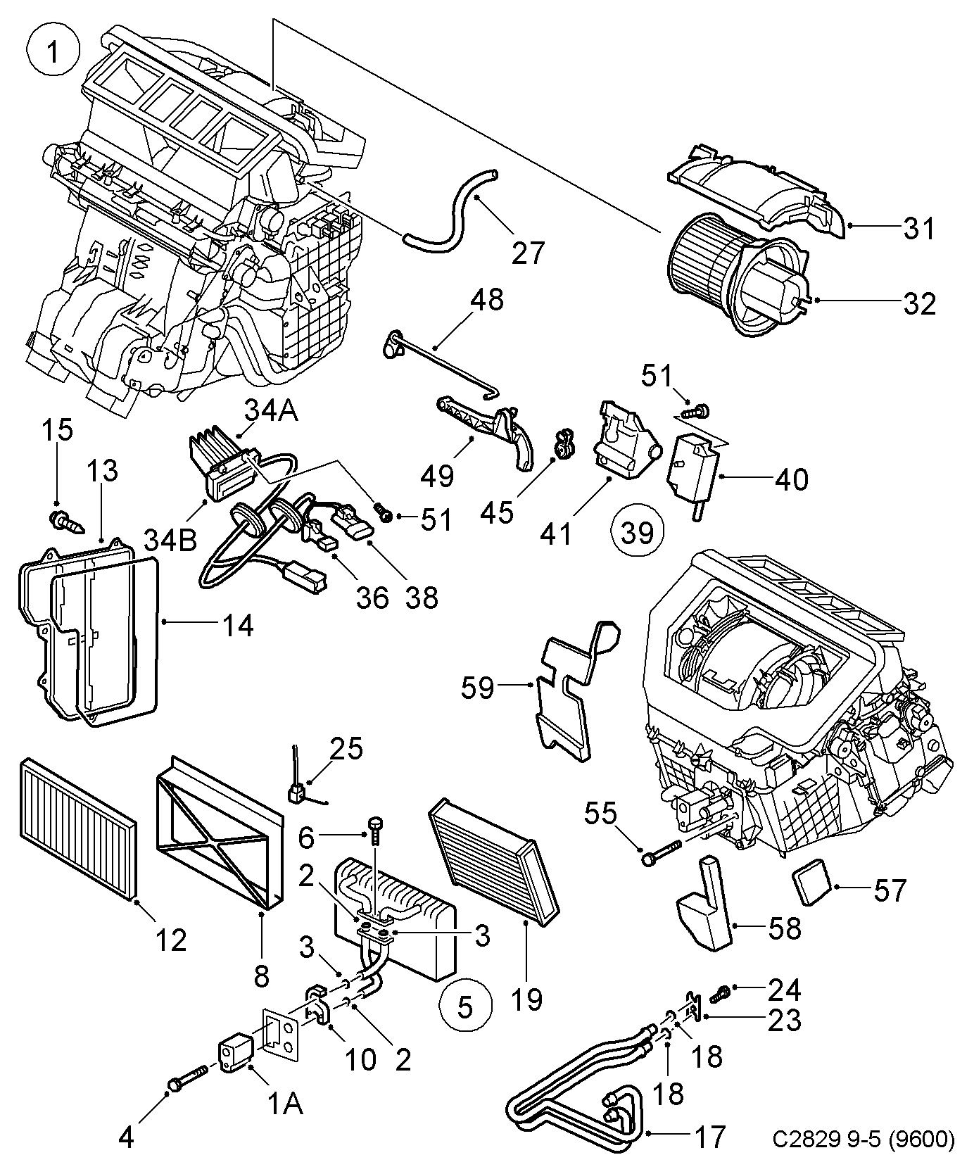 SAAB 5 045 836 - İstilik dəyişdiricisi, daxili isitmə furqanavto.az