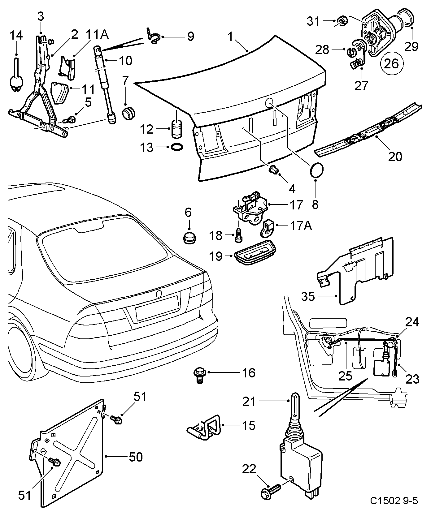 SAAB 4855094 - Qazlı bulaq, baqaj, yük yeri furqanavto.az