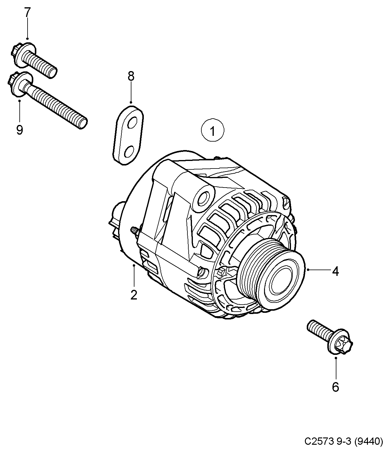 Vauxhall 13308508 - Alternator furqanavto.az