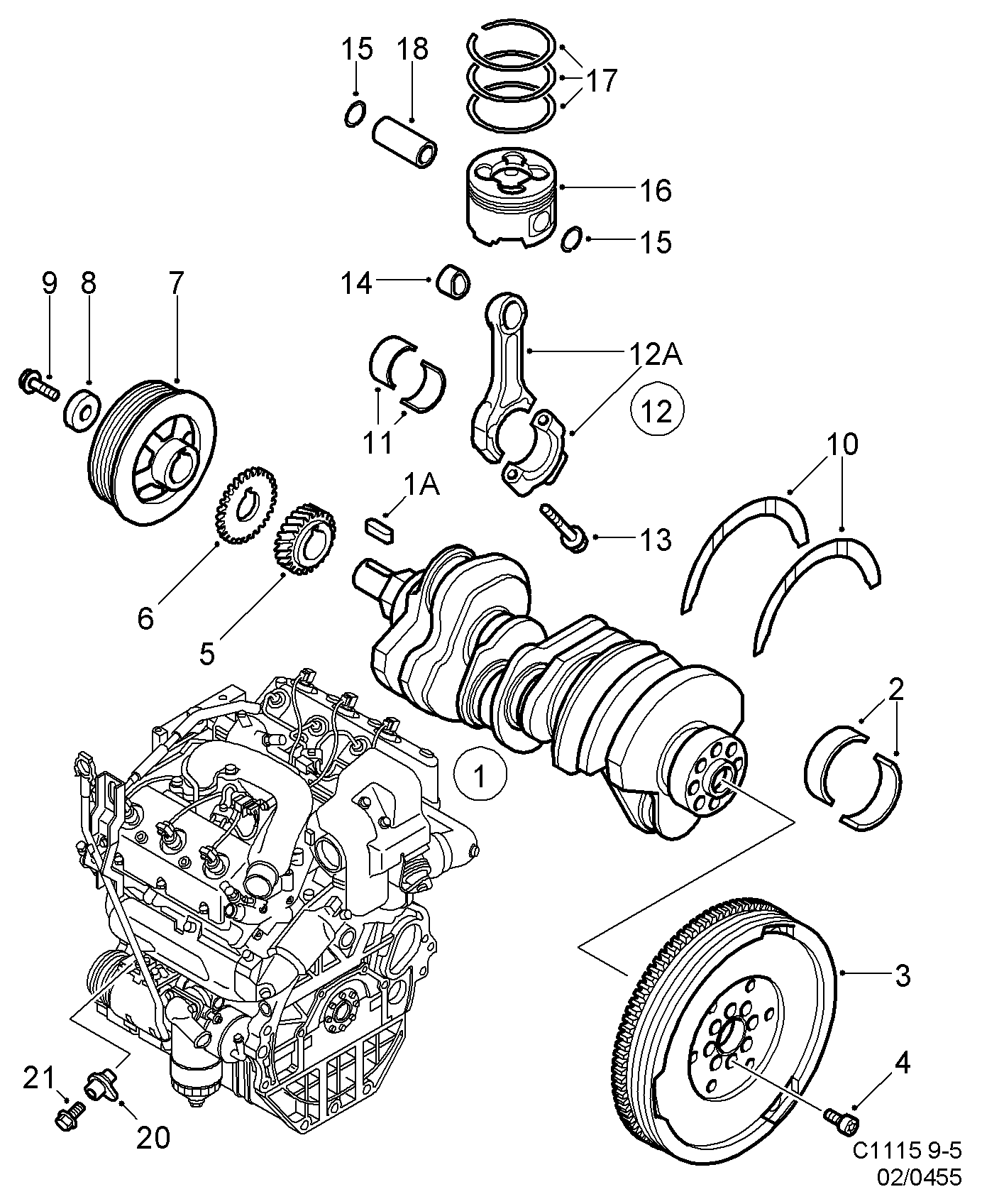 SAAB 59 51 819 - Sensor, krank mili nəbzi furqanavto.az