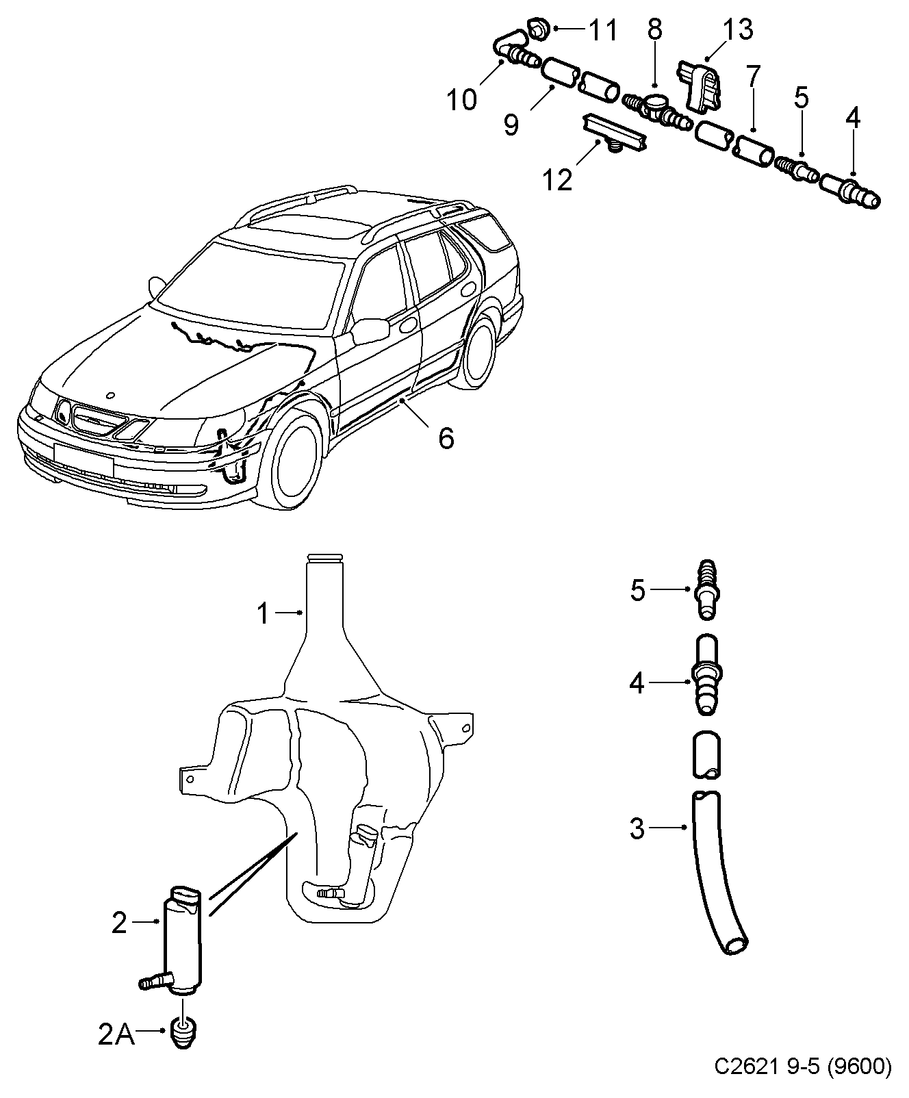 SAAB 4832895 - Su nasosu, pəncərələrin təmizlənməsi furqanavto.az