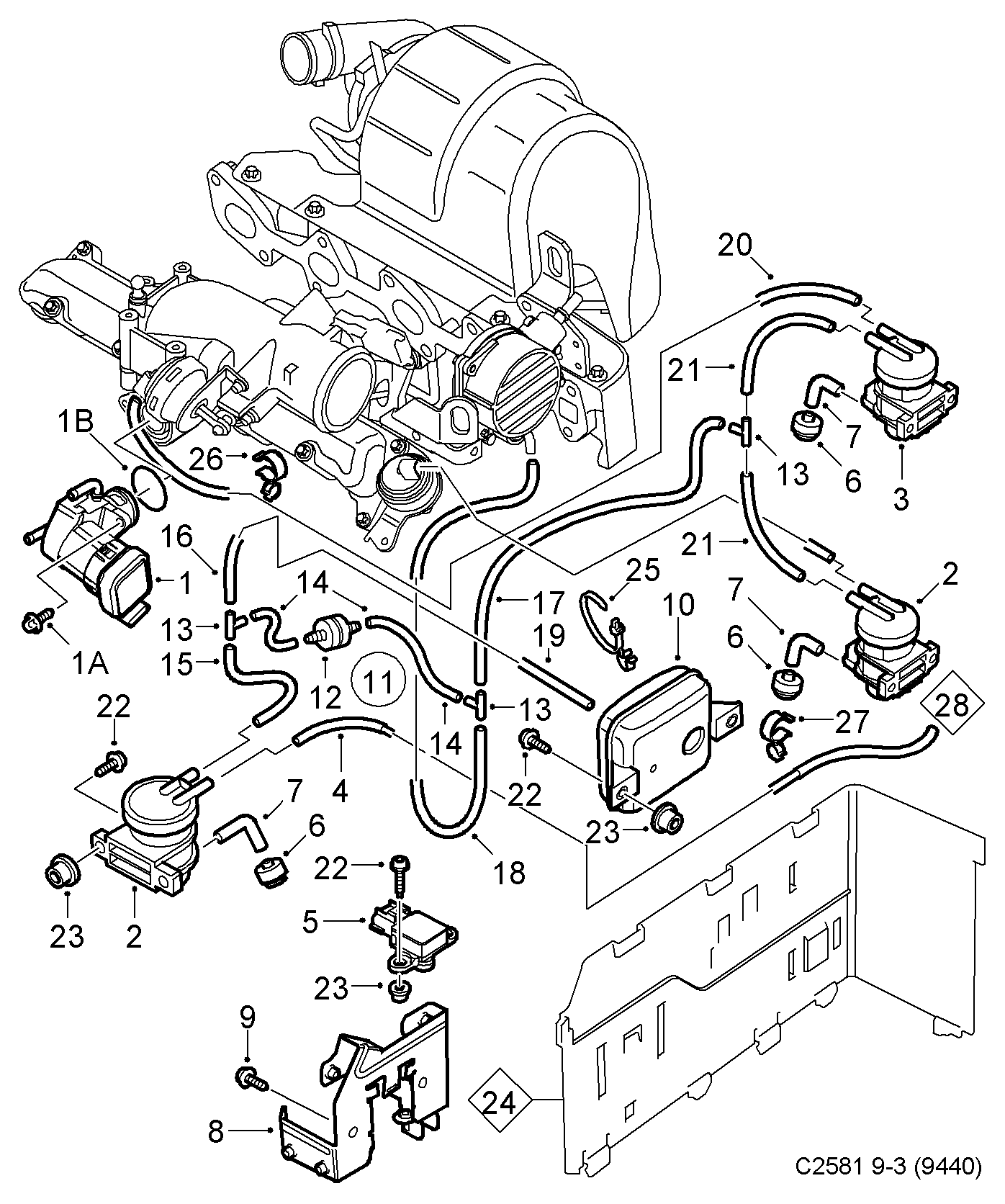 Opel 93176989 - EGR Valf furqanavto.az