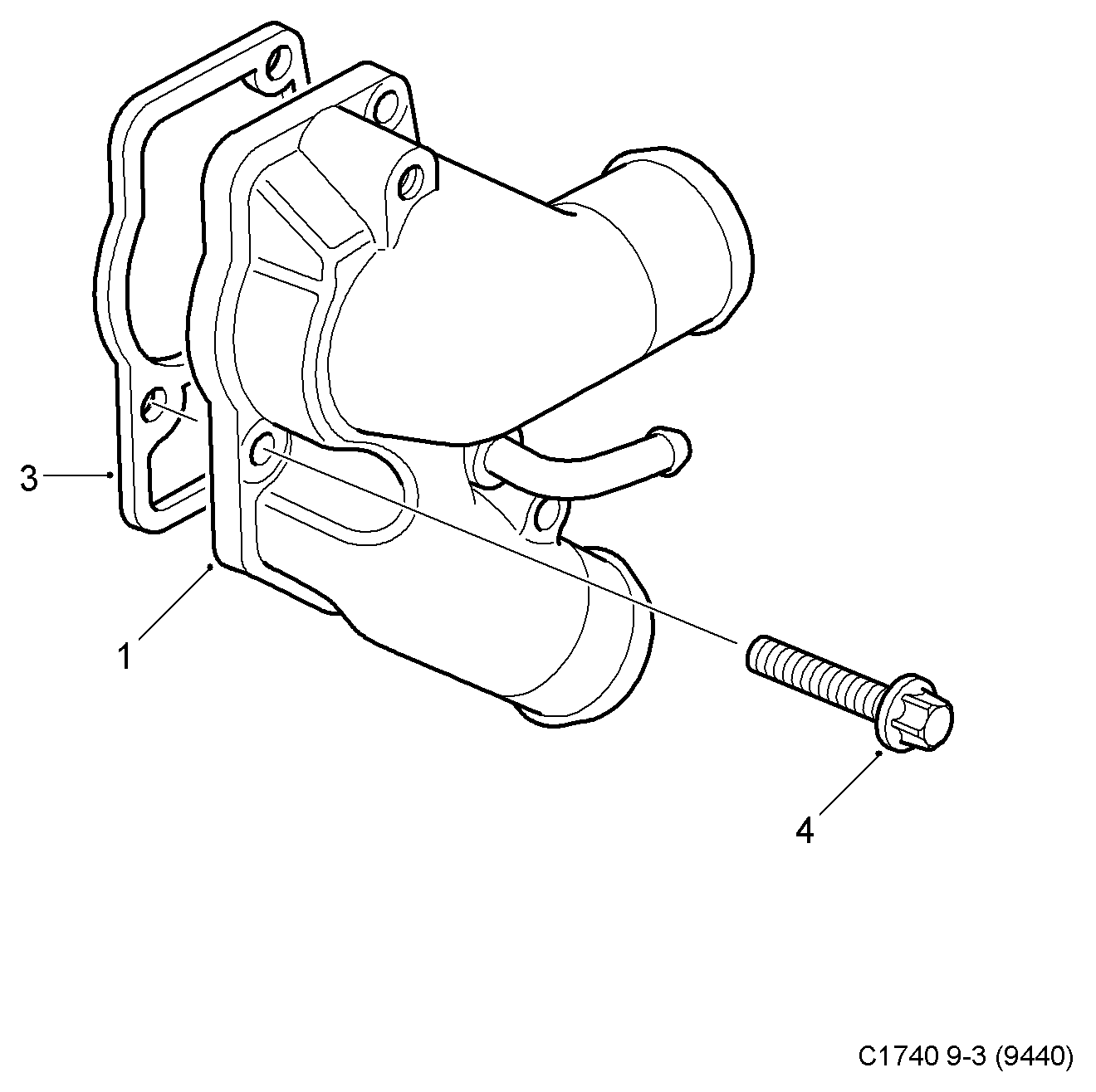 SAAB 24 420 728 - Termostat, soyuducu furqanavto.az