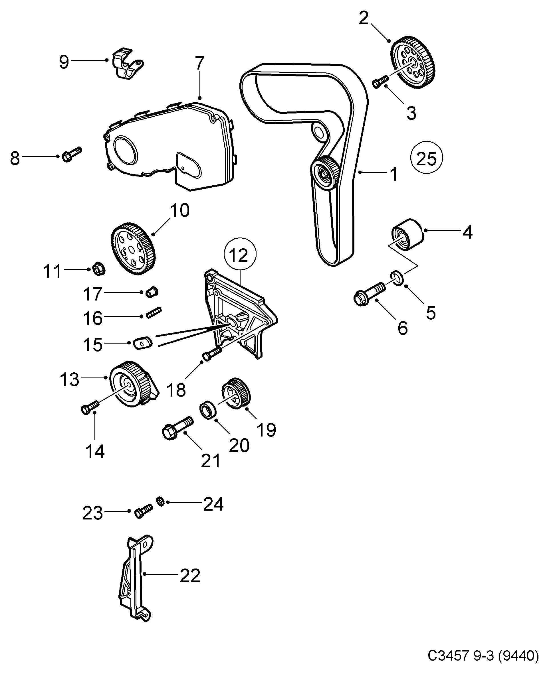 AM GENERAL 93181966 - Belt tensioner furqanavto.az