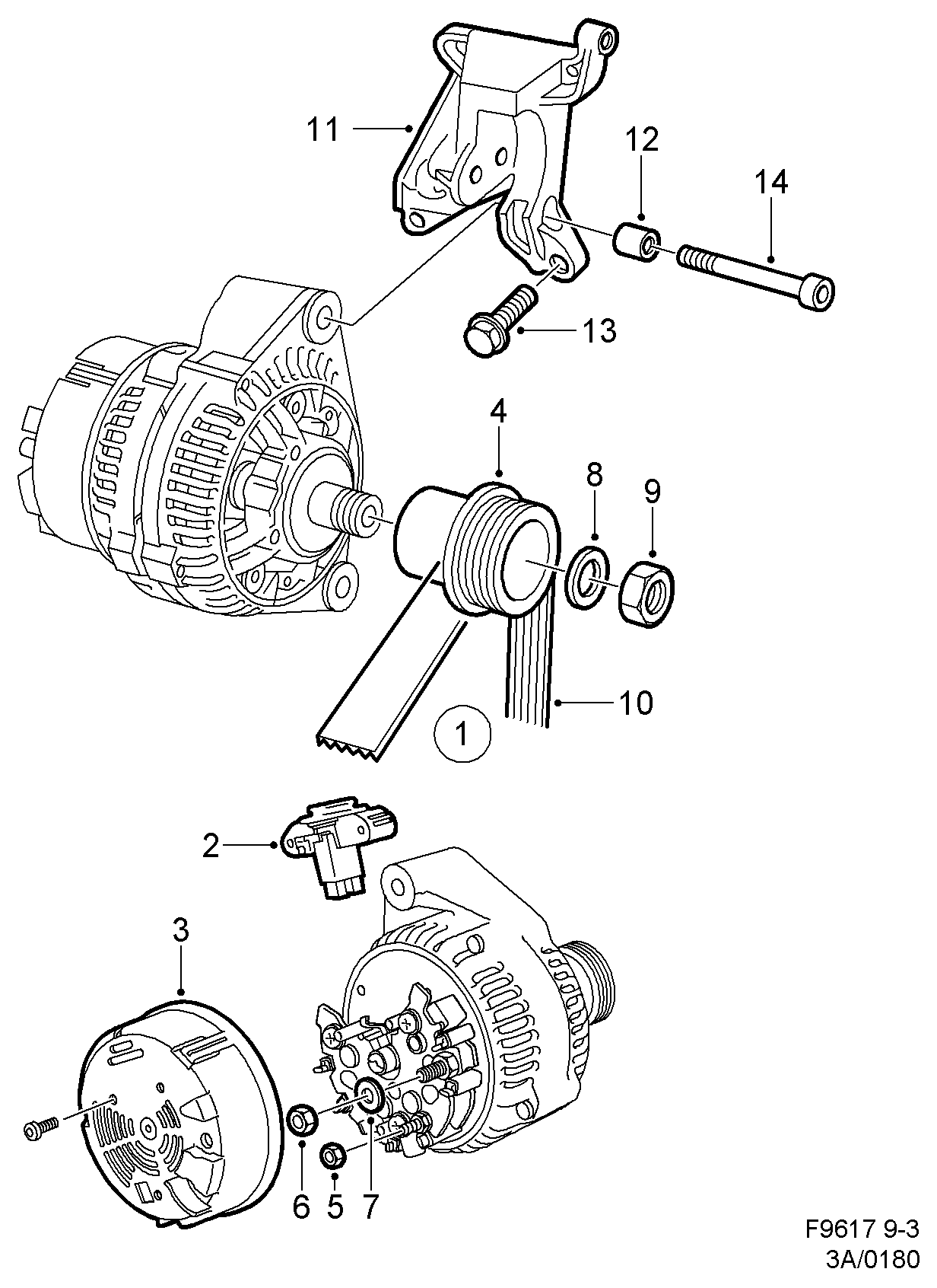 Lancia 4734018 - Alternator furqanavto.az