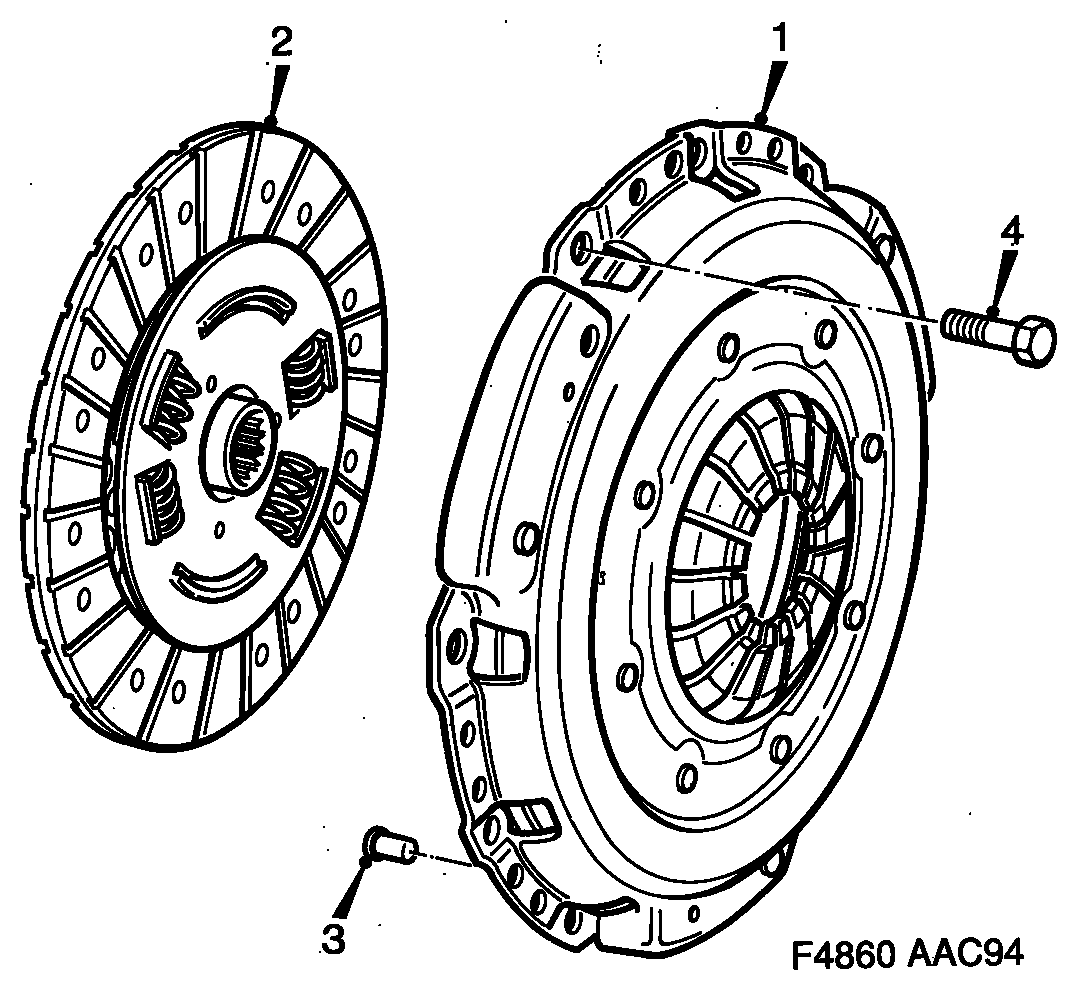 SAAB 87 36 555 - Debriyaj diski furqanavto.az