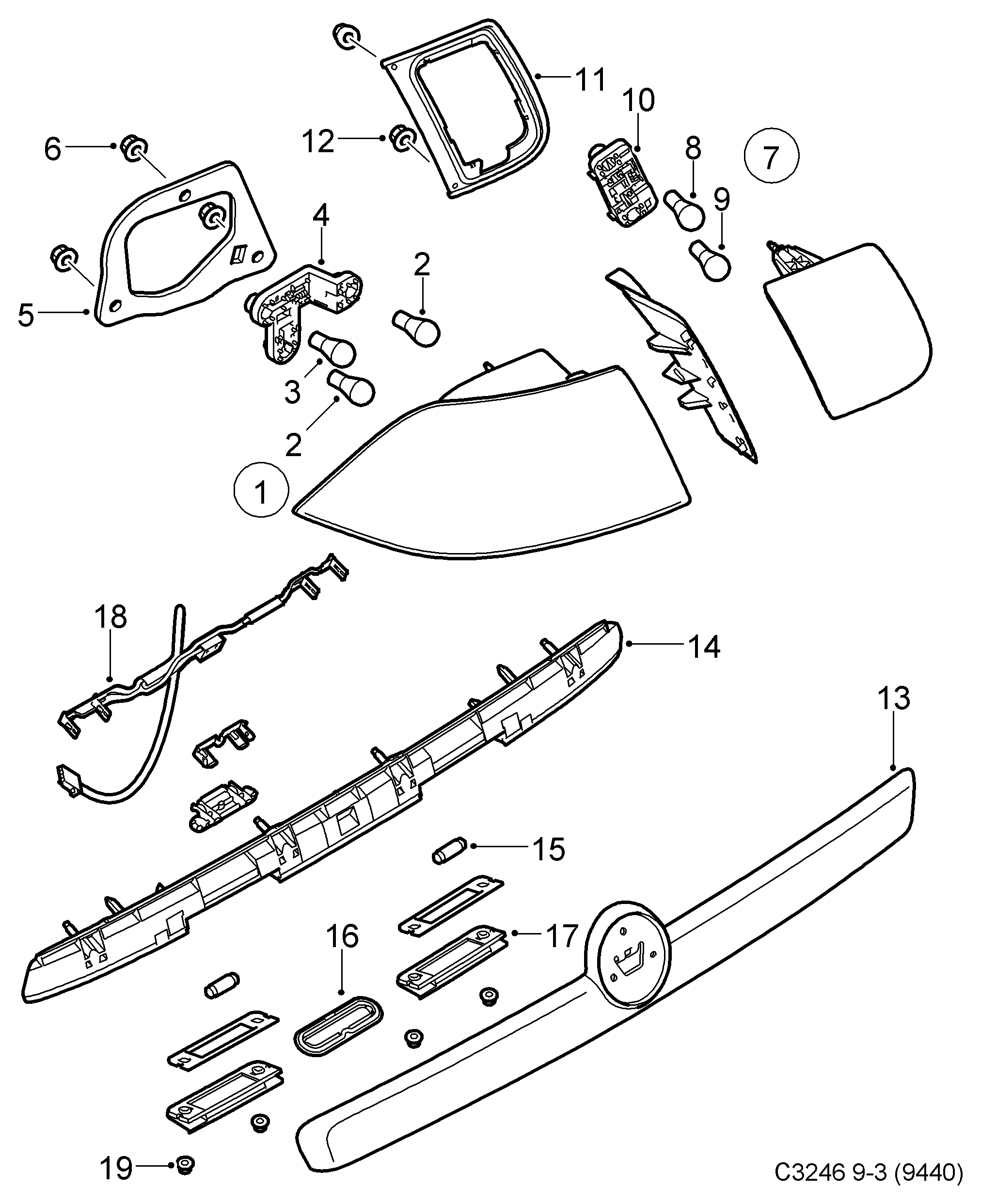 Opel 90 002 520 - Lampa, gündüz işləyən işıq furqanavto.az