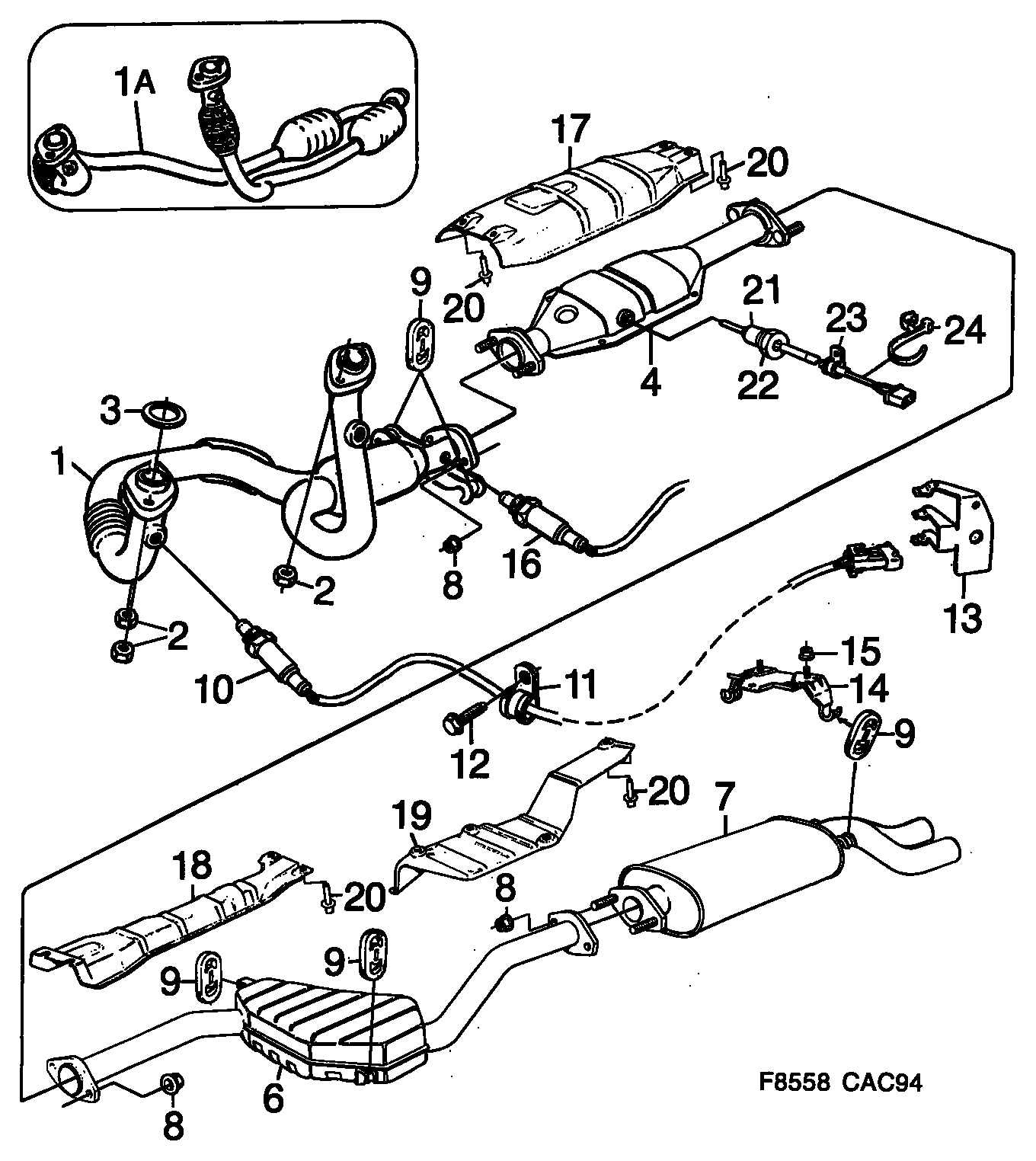 SAAB 4 239 042 - Lambda Sensoru furqanavto.az